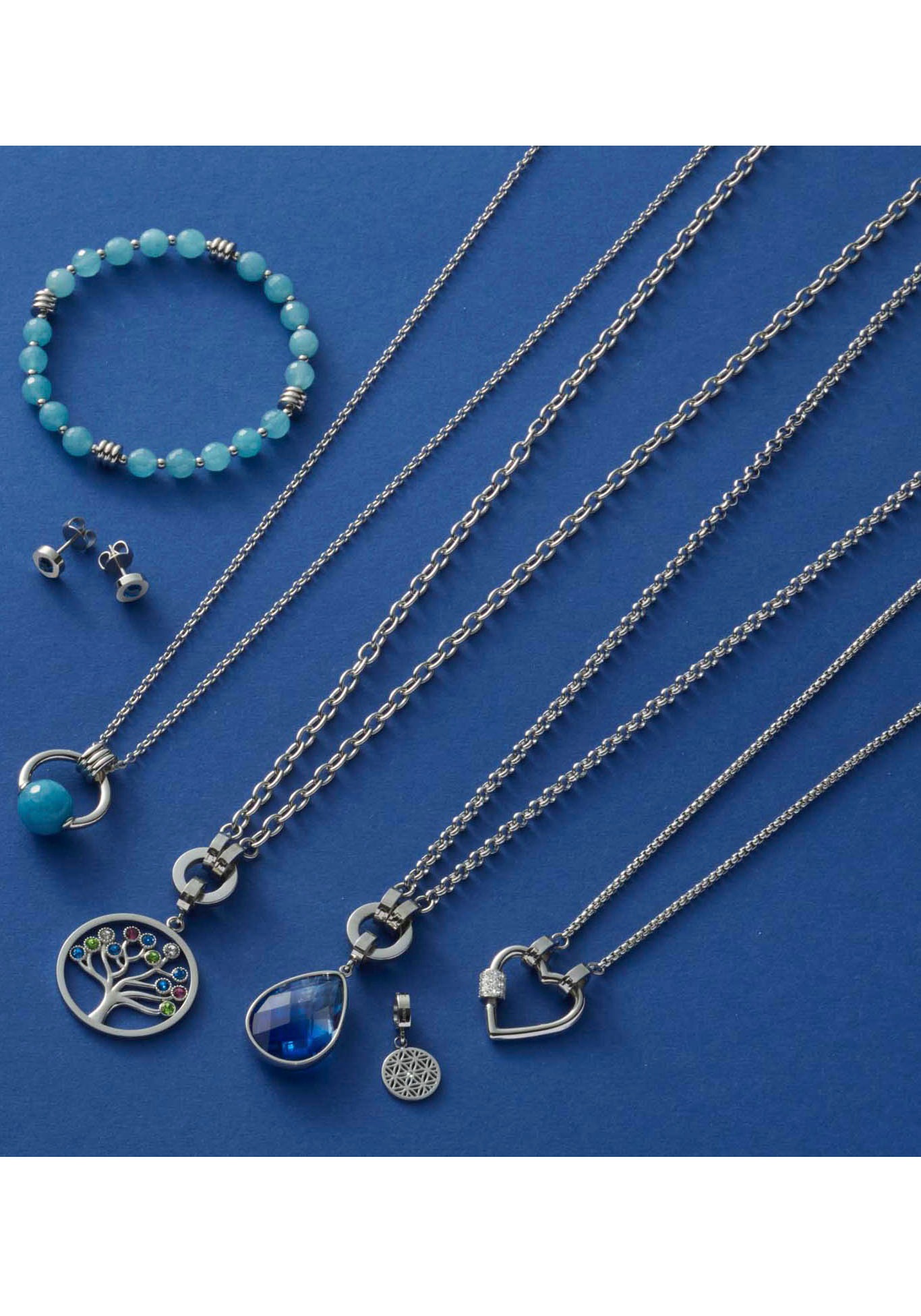 LEONARDO Charm-Kette »Minou Clip&amp;Mix 021804« mit Zirkonia (synth.)