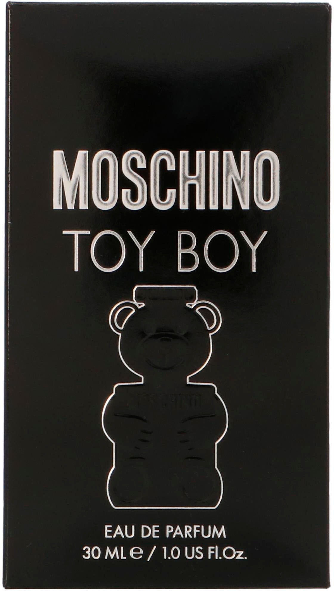 Moschino Eau de Parfum »Toy Boy«, Würziger Herrenduft mit Birne, Gewürznelke, Magnolie und Vetiver.