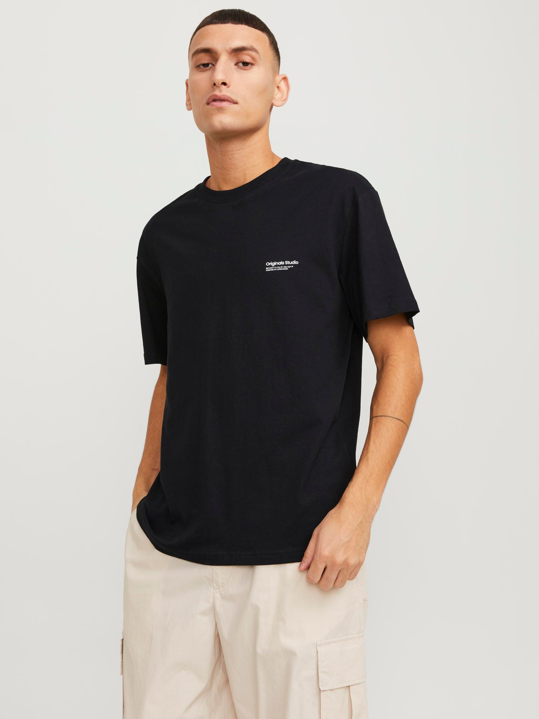 Jack & Jones Rundhalsshirt "JORVESTERBRO BACK TEE SS CREW NECK SN"