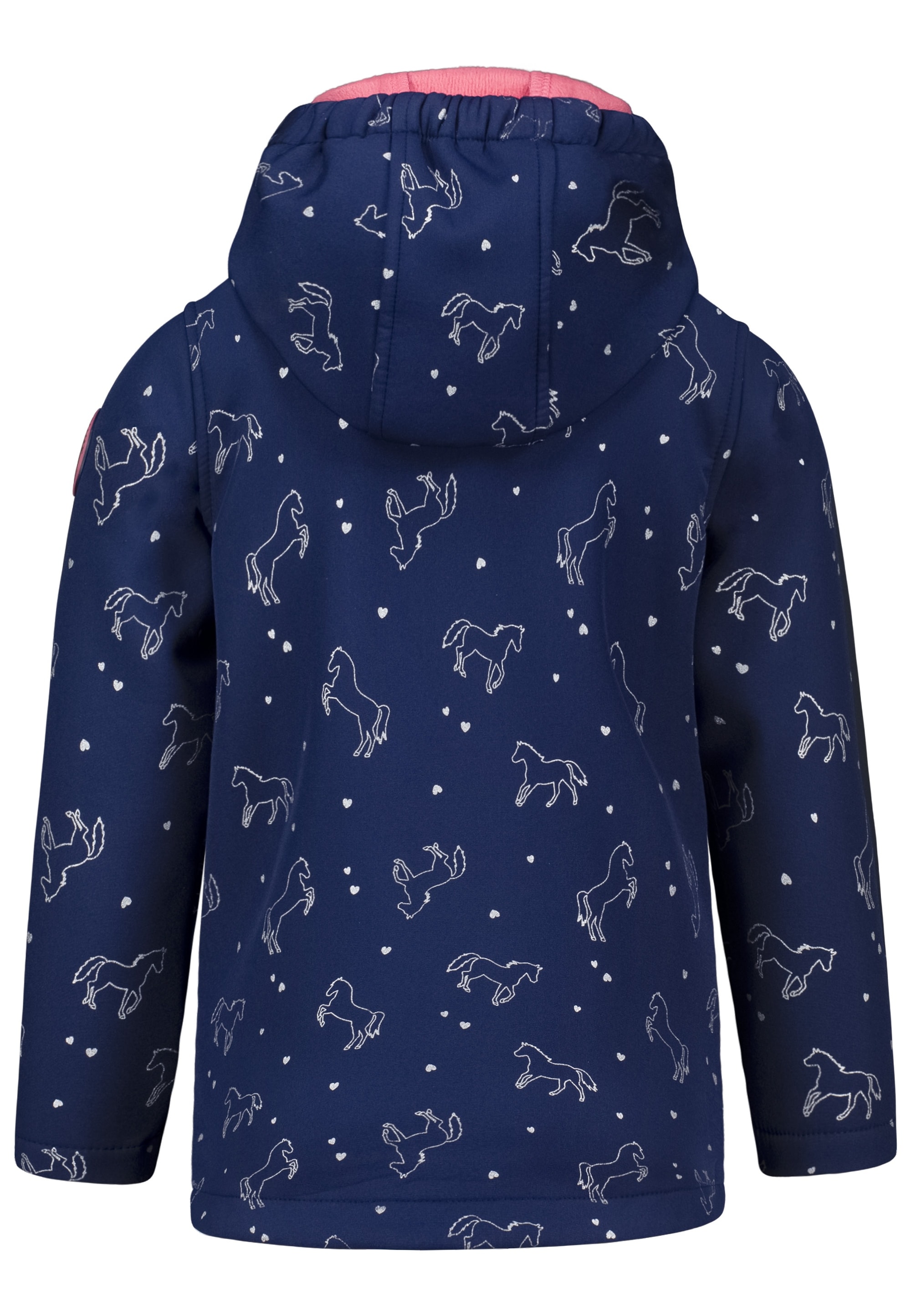 SALT AND PEPPER Softshelljacke »AOP Horses«, mit reflektierenden Details