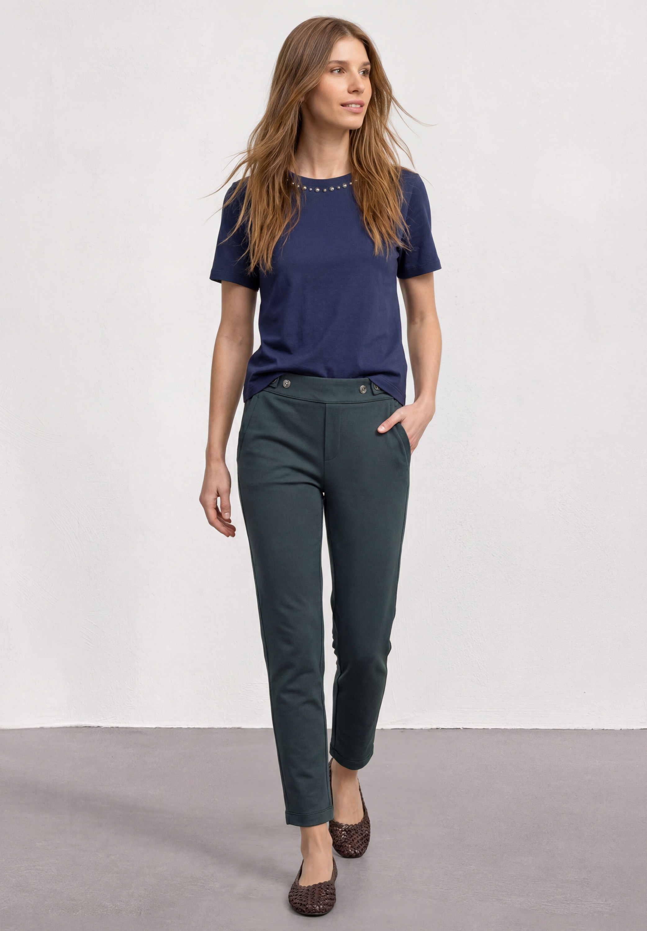 STREET ONE Stoffhose  im Loose Fit