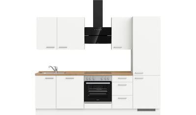 nobilia® elements Küche »elements«, vormontiert, Breite 270 cm, mit E-Geräten kaufen