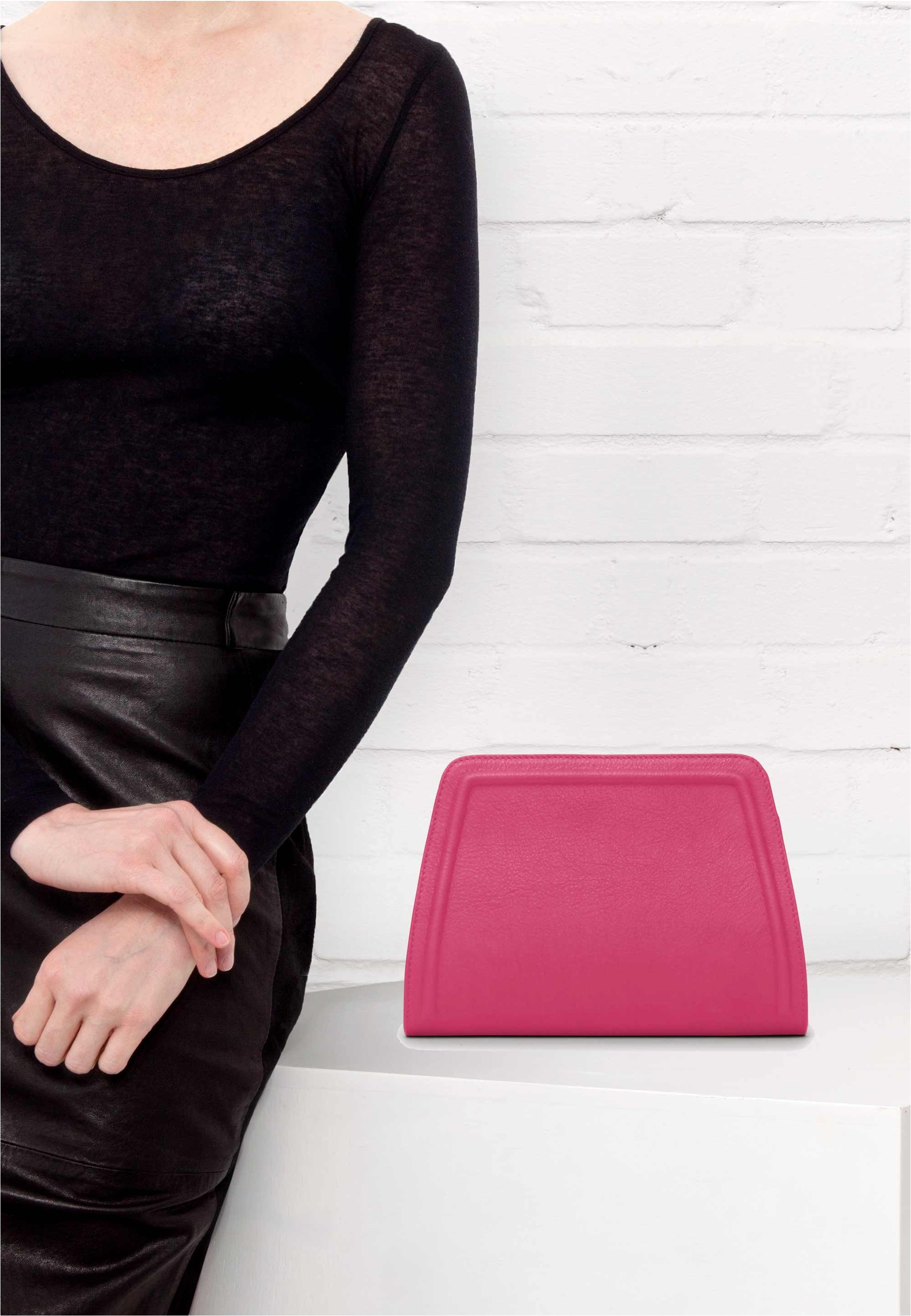 GRETCHEN Schultertasche »Lyra Clutch Two«, aus italienischem Kalbsleder