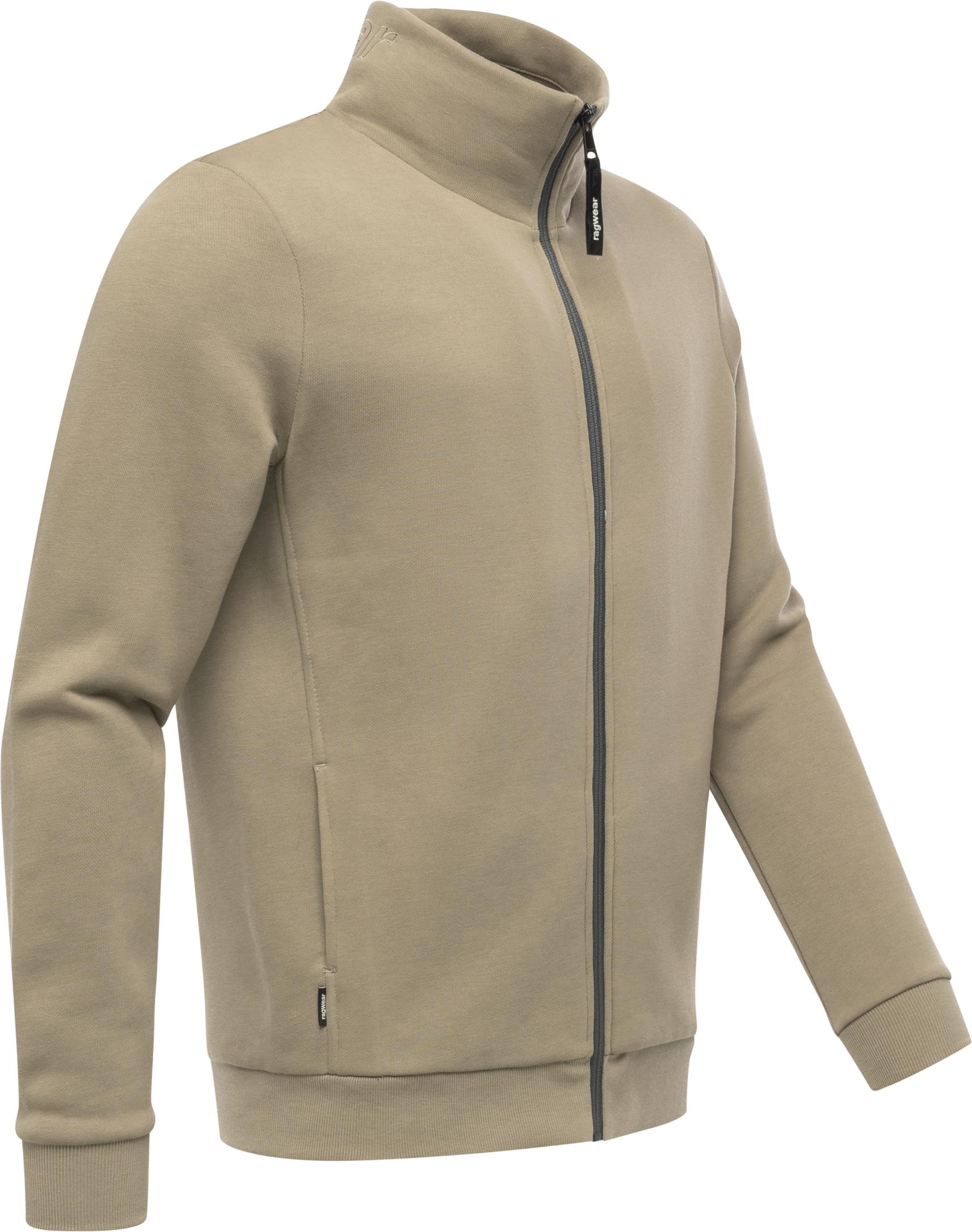 Ragwear Sweatjacke »Jettrys«, Weiche Herren Alltagsjacke
