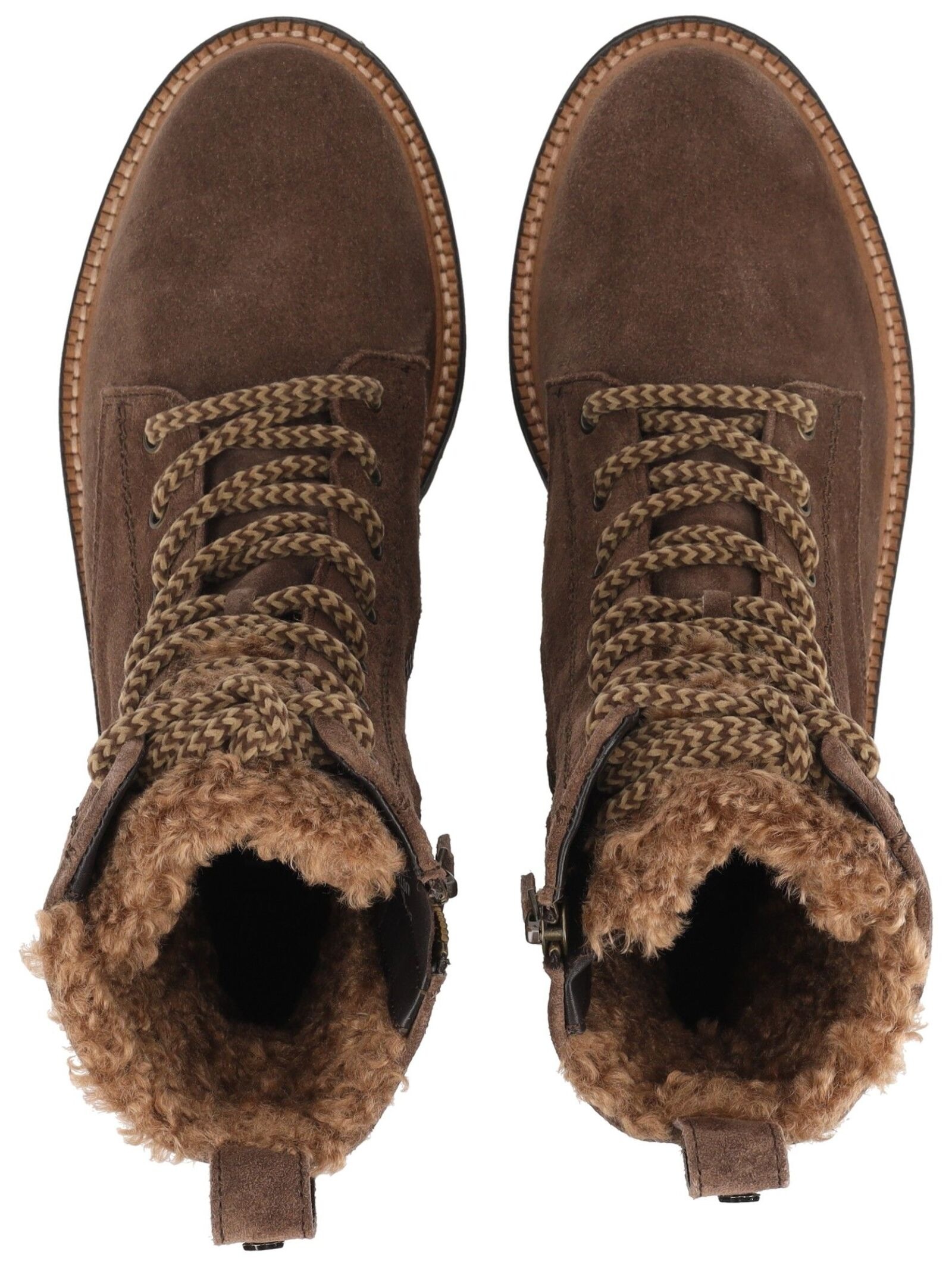 Paul Green Schnürstiefelette »Paul Green Stiefelette Veloursleder«