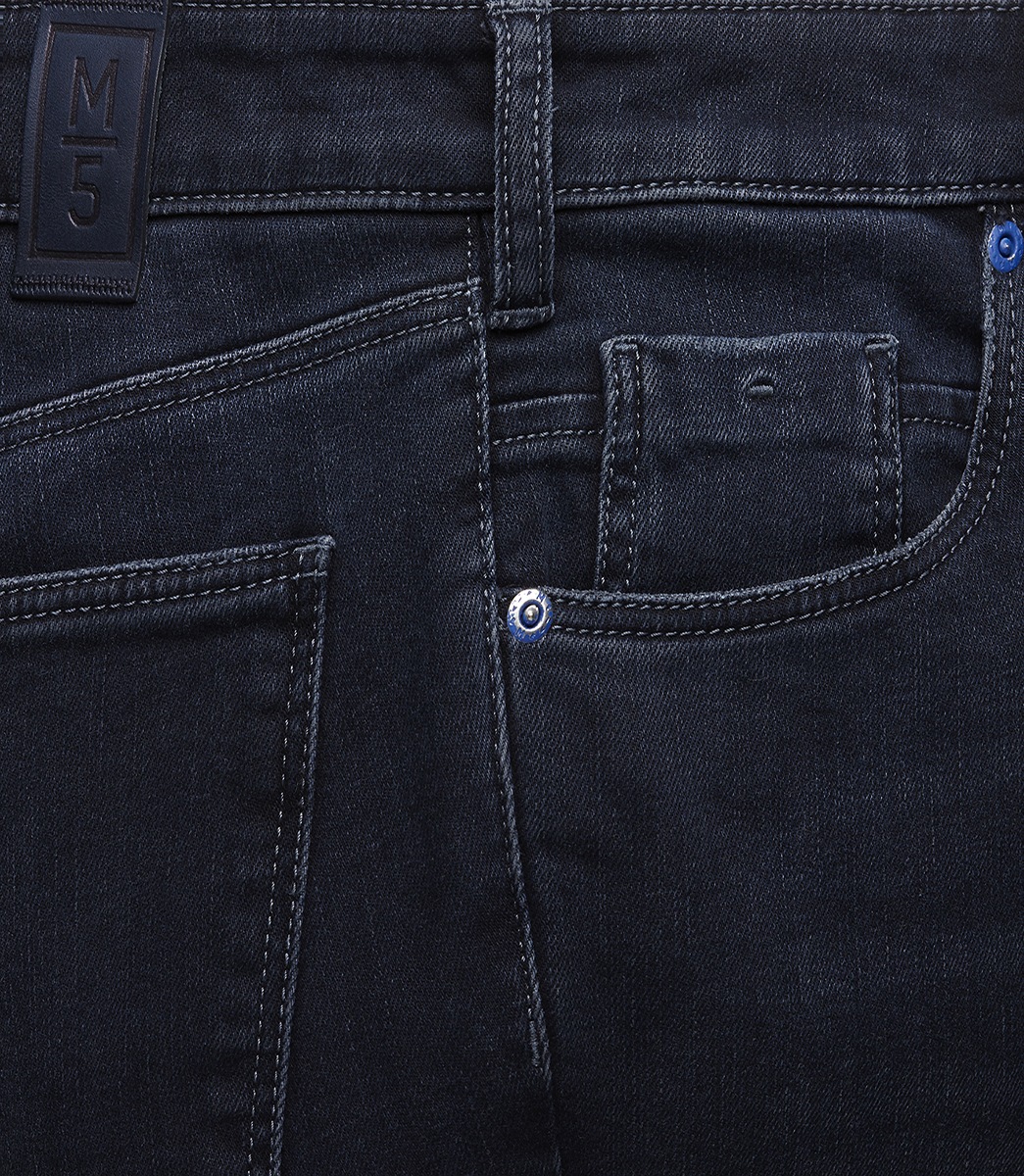 MEYER 5-Pocket-Jeans »Five-Pocket-Jeans«, mit Rundbundverarbeitung