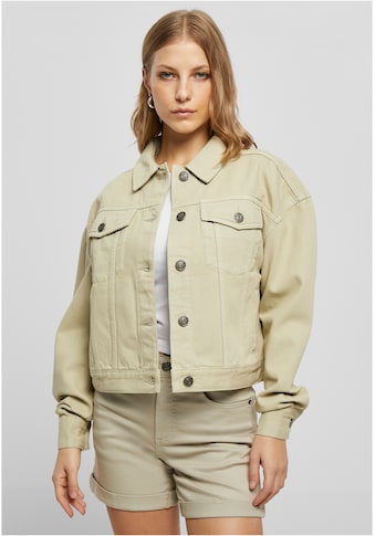 Jeansjacke »Damen Ladies Oversized Colored Denim Jacket«, (1 St.), ohne Kapuze