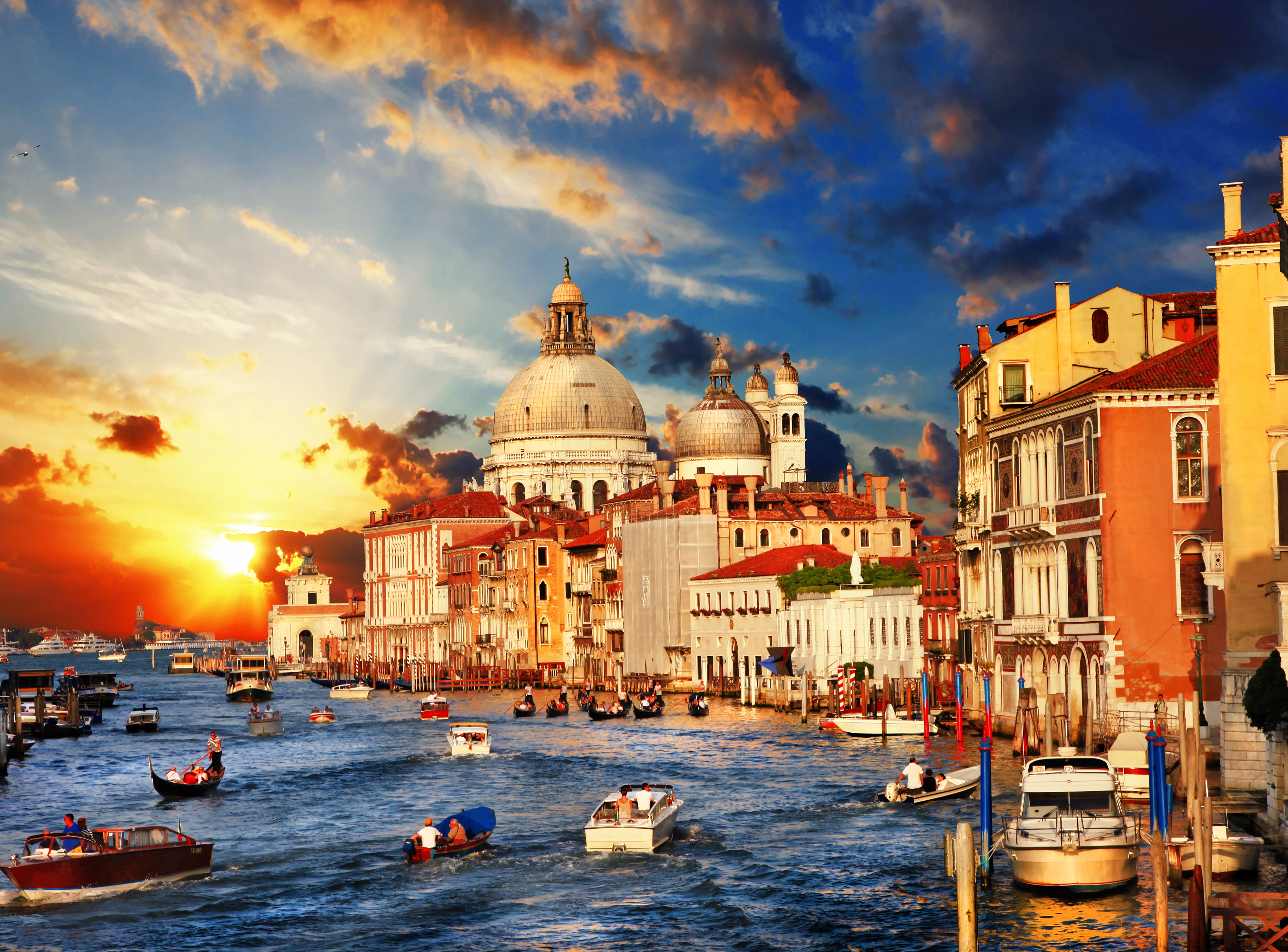 Papermoon Fototapete "Venice Sunset" glatt