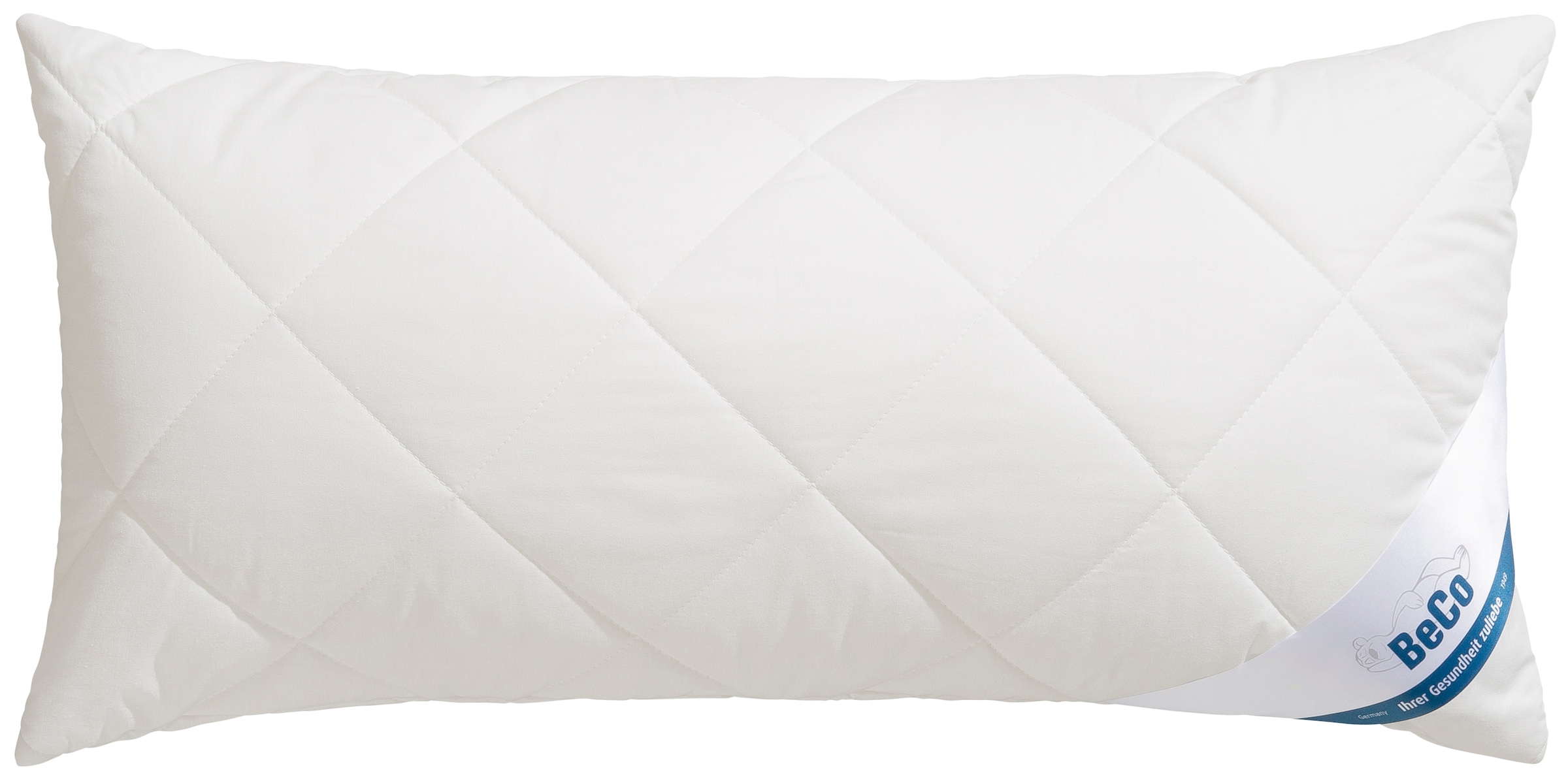 Beco Microfaserkissen "BeCo Greenfirst gestepptes Kopfkissen 40x80 & 80x80c günstig online kaufen