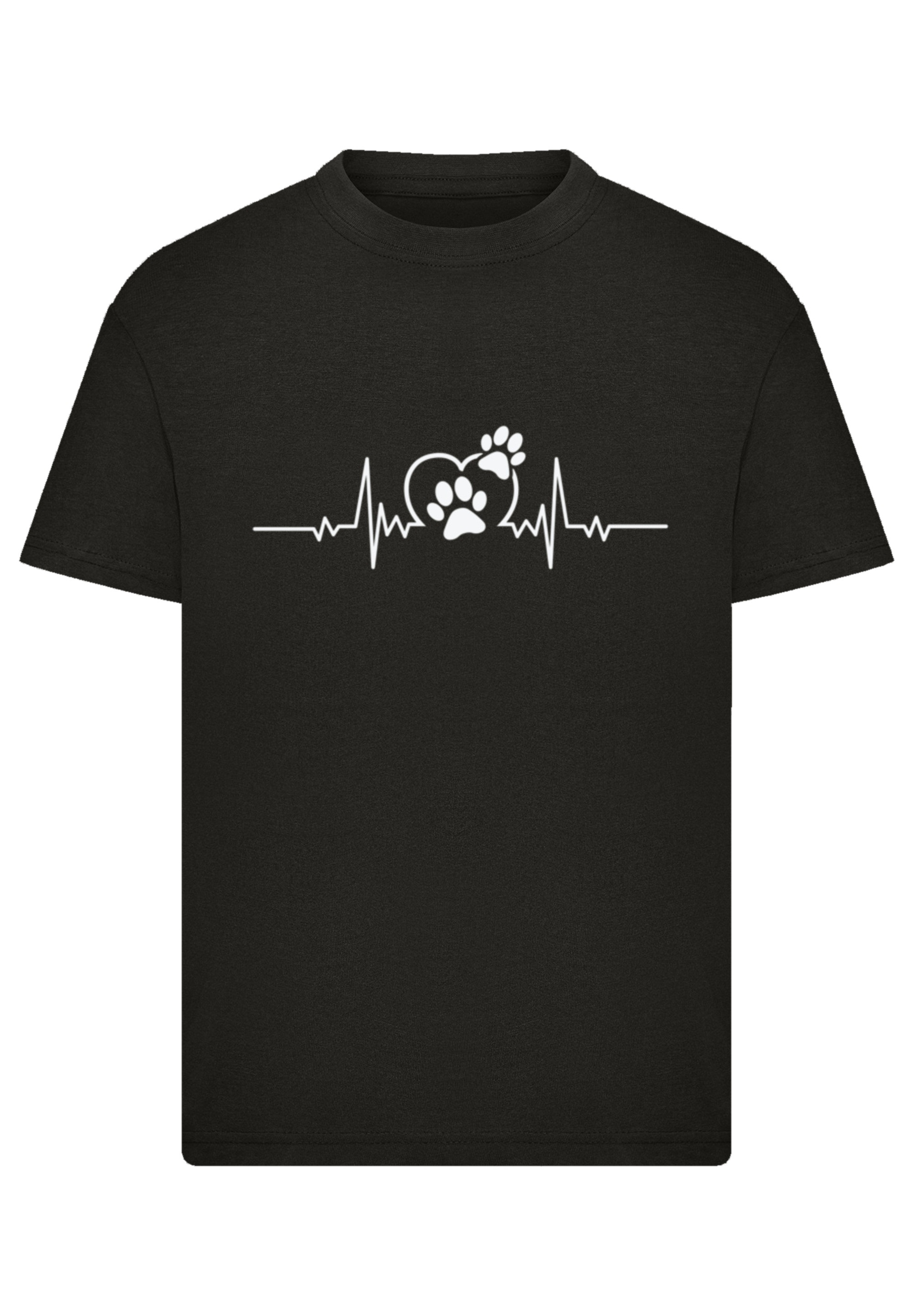 F4NT4STIC T-Shirt »Herzschlag Hunde Liebe« Premium Qualität