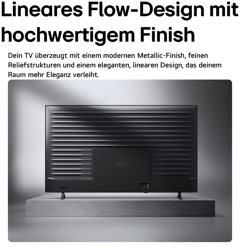LG QNED-Fernseher »43QNED71B6B« 108 cm/43 ″ Smart-TV