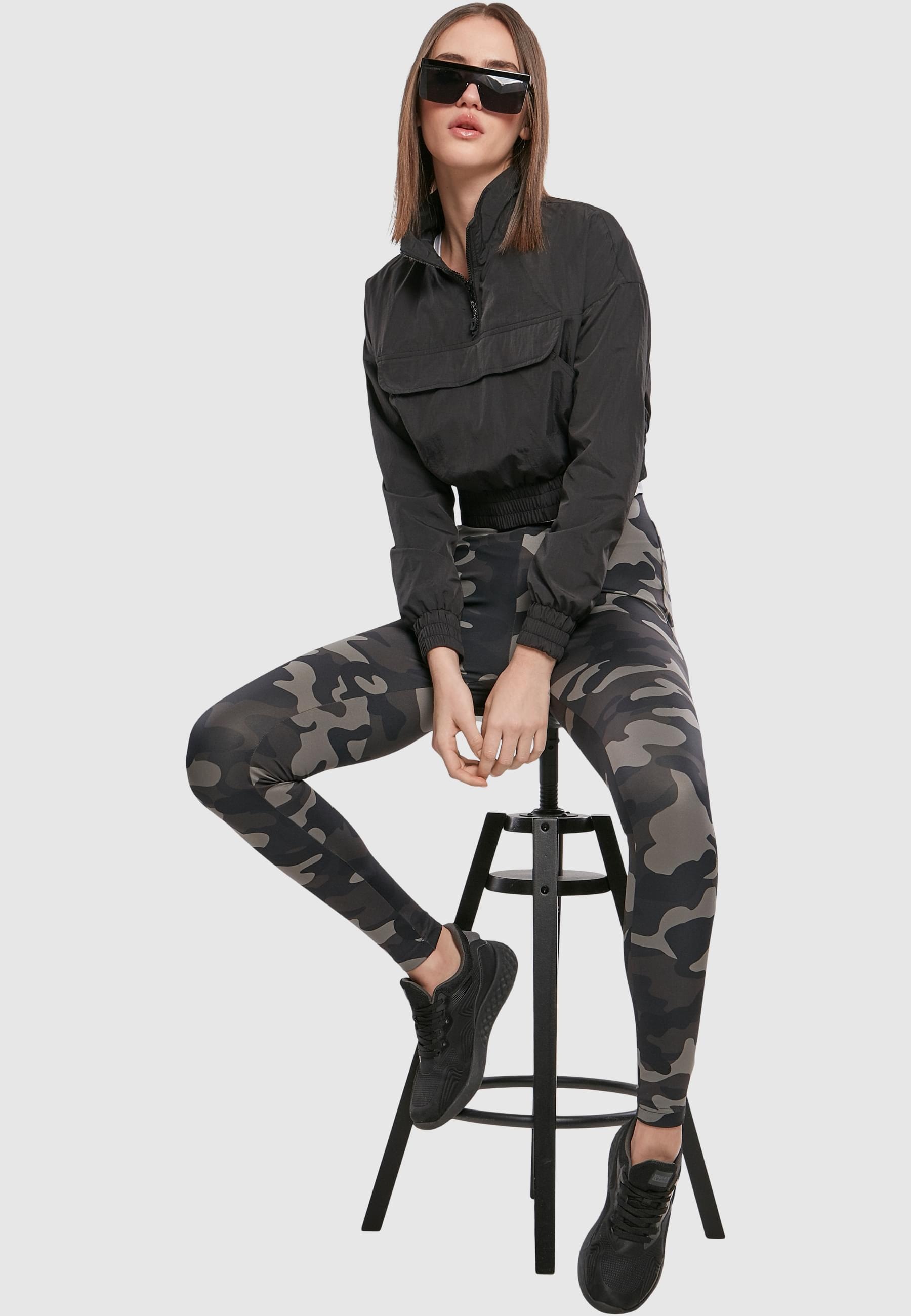 URBAN CLASSICS Leggings »Urban Classics Damen Ladies High Waist Camo Tech Leggings«, (1 tlg.)
