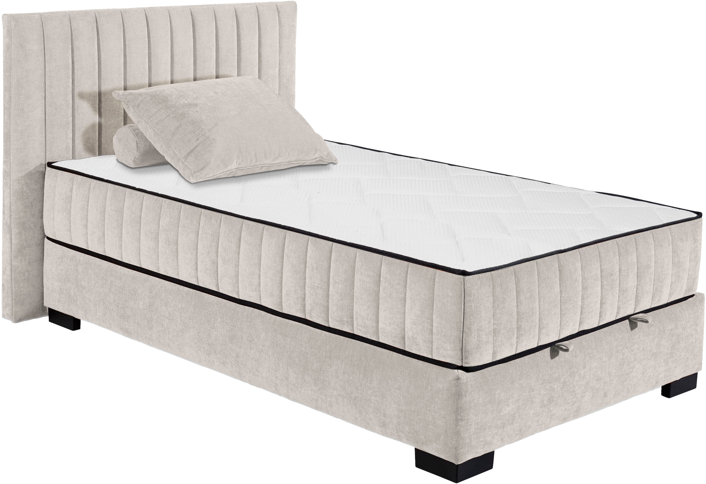 ED EXCITING DESIGN Boxbett »Nagol« mit Bettkasten, mit Wendematratze, erhältlich in verschiedenen Breiten