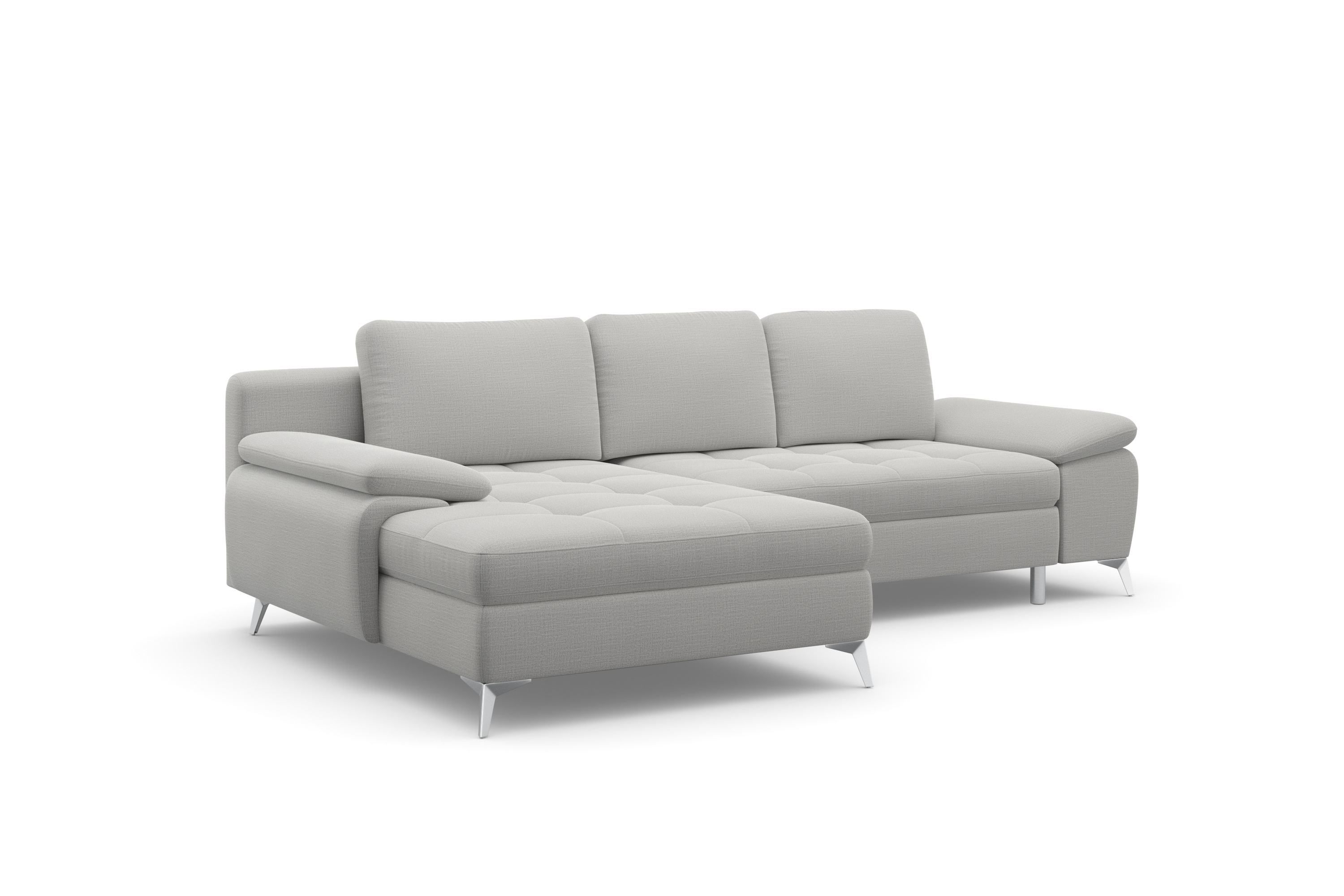 Thumbnail - sit&more Ecksofa "Latigo L-Form", mit Recamiere, wahlweise mit Bettfunktion und Bettkasten