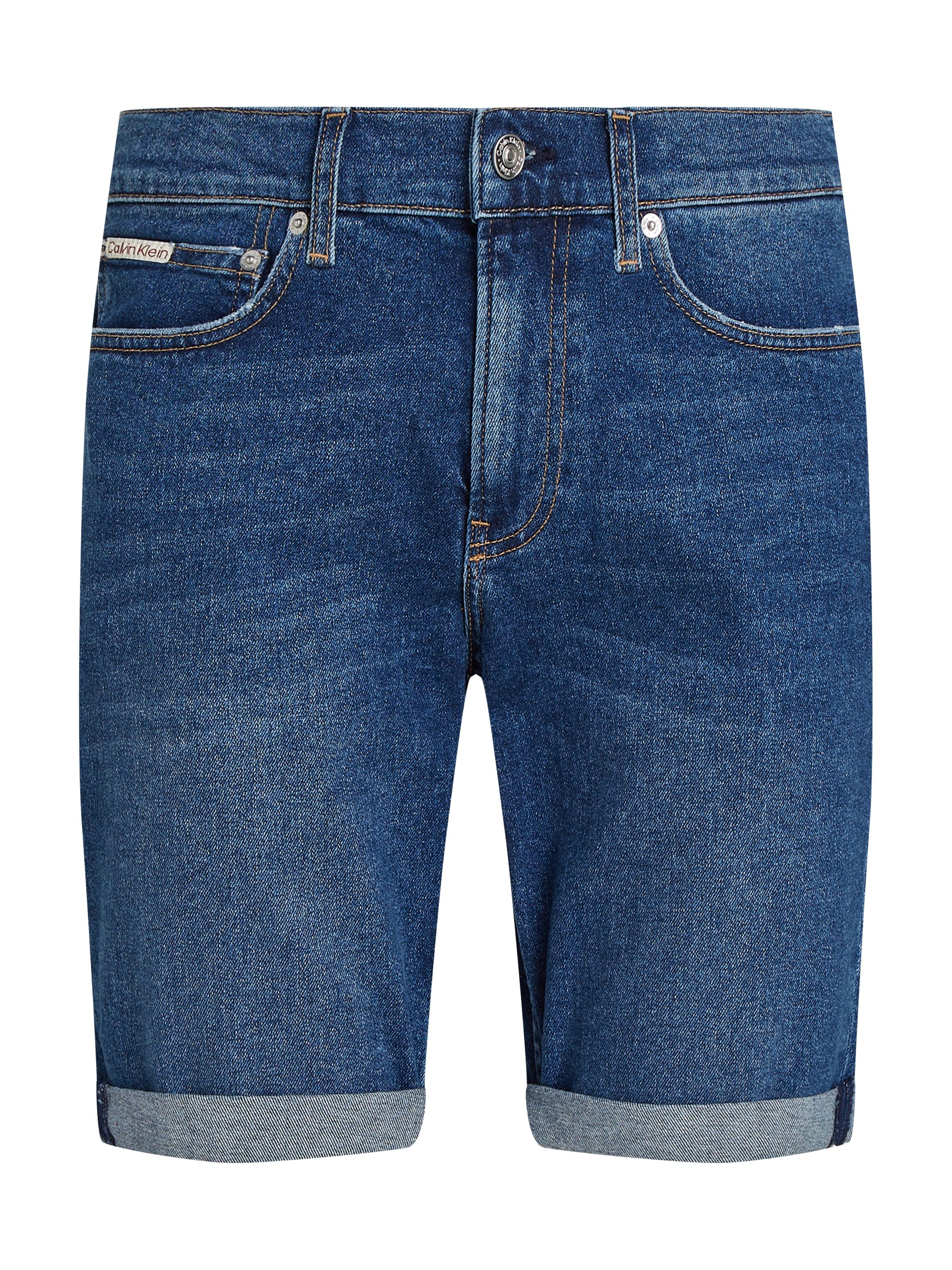 Calvin Klein Jeans Shorts »SLIM SHORT«, mit Umschlagsaum
