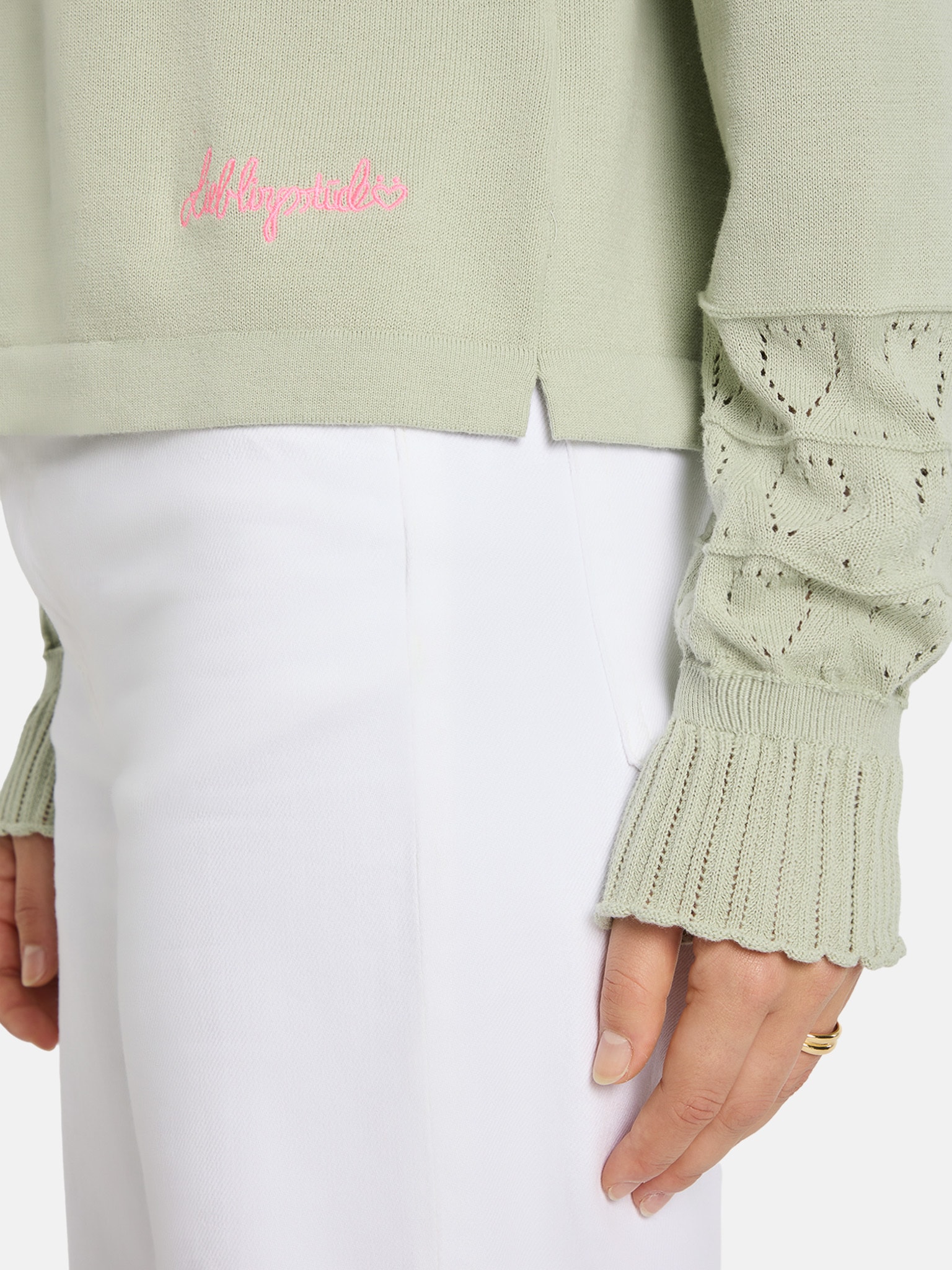Lieblingsstück Strickjacke »ZazaL« aus 100% Baumwolle