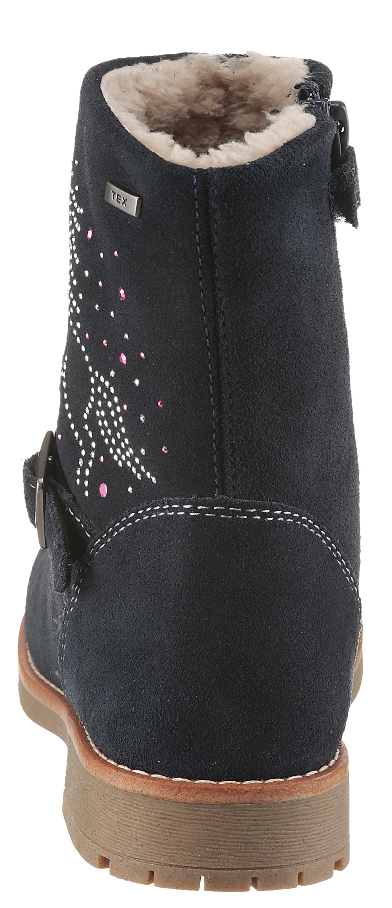 Thumbnail - Lurchi Winterstiefel Reißverschlussstiefel, Boots mit funkelnden Nieten und Strasssteinen