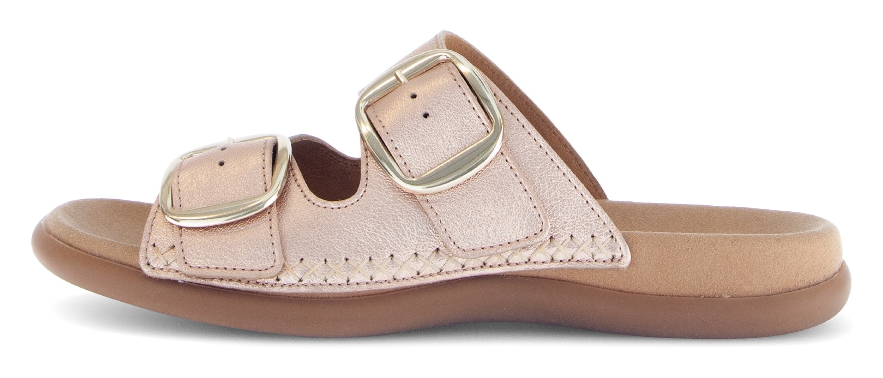 Gabor Pantolette, Keilabsatz, Sommerschuh, Bequemschuh, praktische Klettverschlüsse