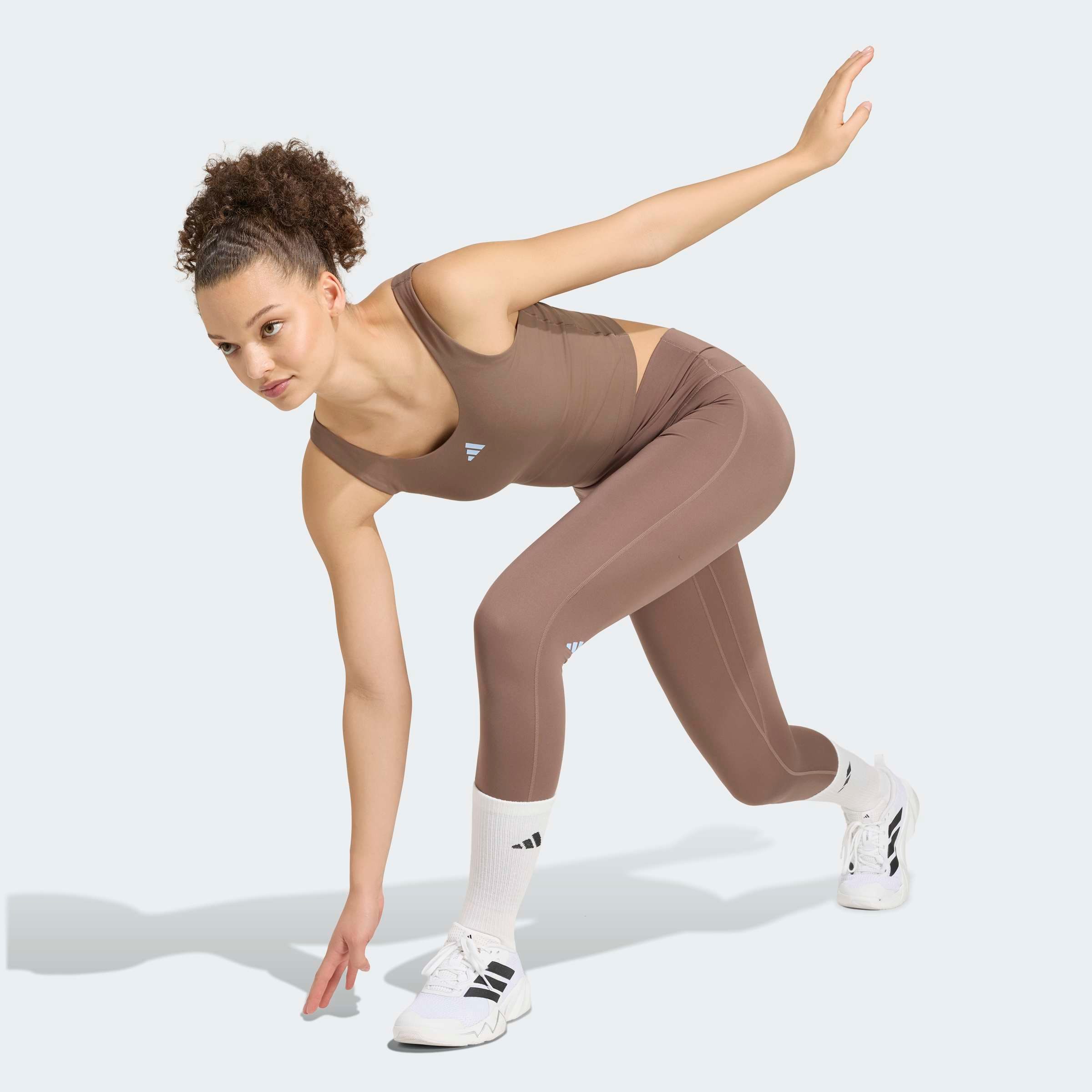 adidas Performance Tanktop »3-STREIFEN STUDIO ALL ME, LEICHT STÜTZEND«