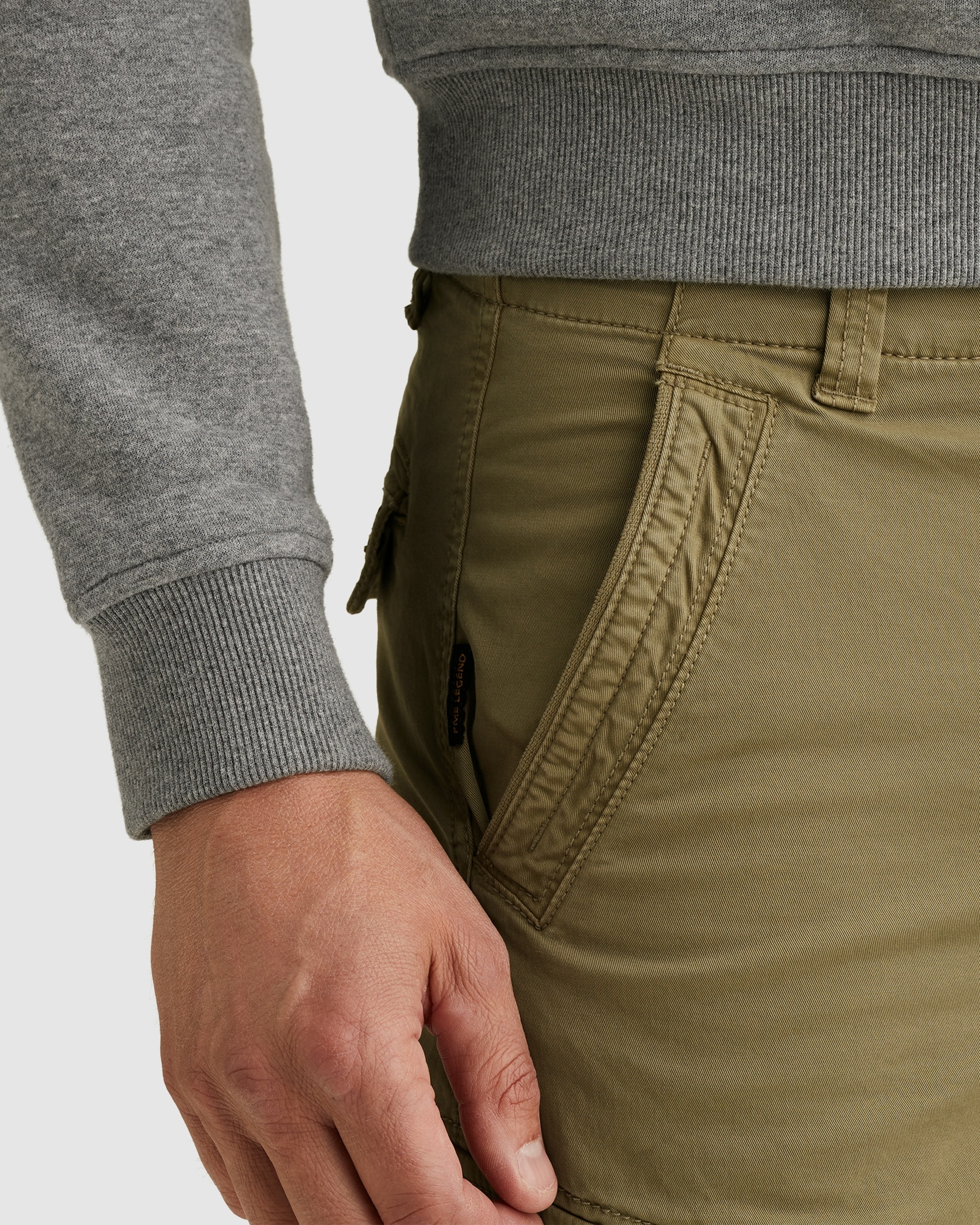 PME Legend Nordrop Stretch Twill Cargohose Grün 32 3