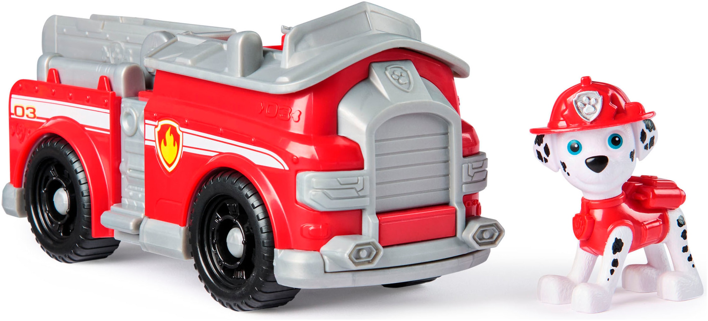 Spin Master Spielzeug-Auto »PAW Patrol, Sust. Basic Vehicle Marshall«, zum Teil aus recycelten Material