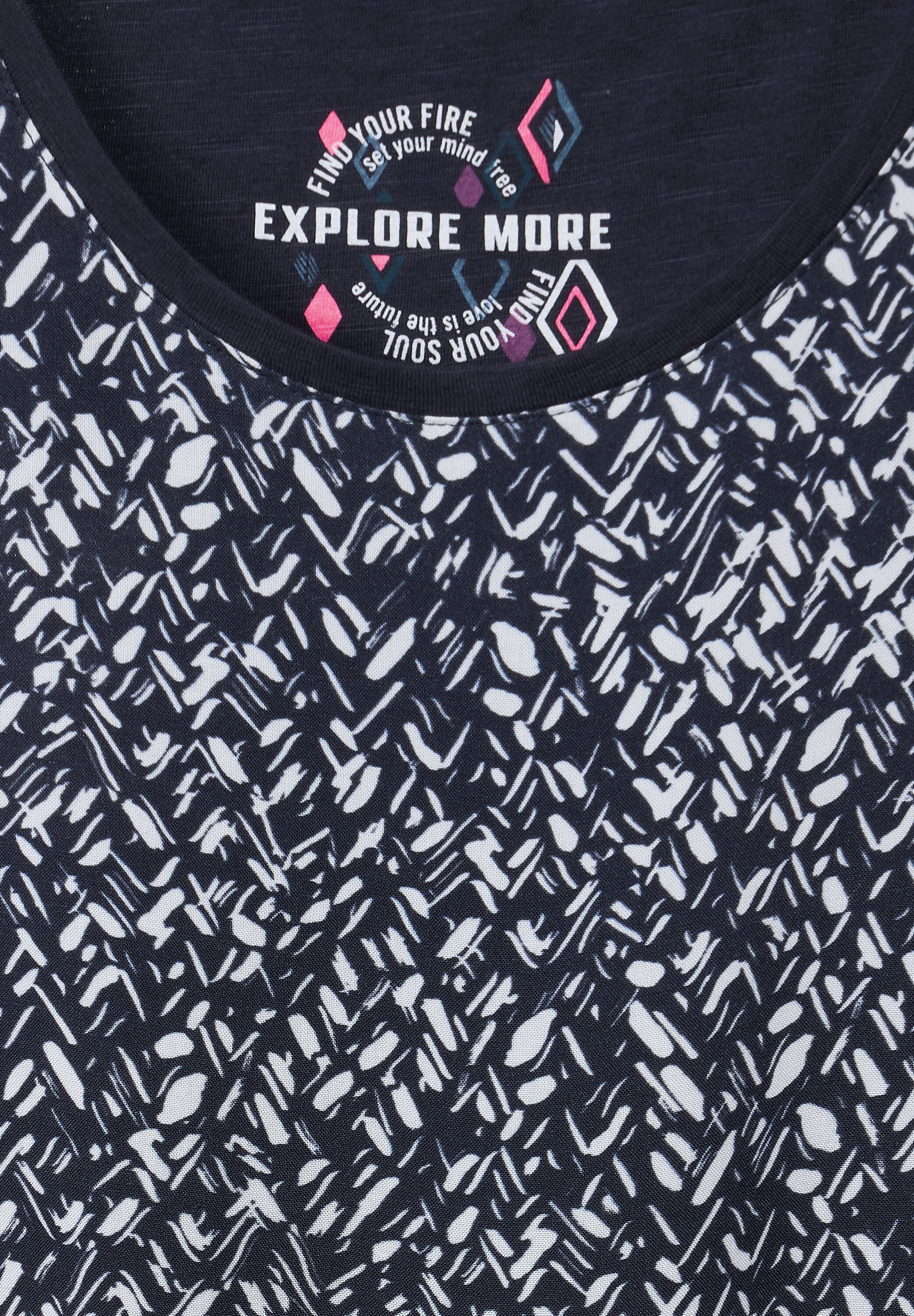 Cecil T-Shirt, mit kaufen für Minimal | Muster BAUR