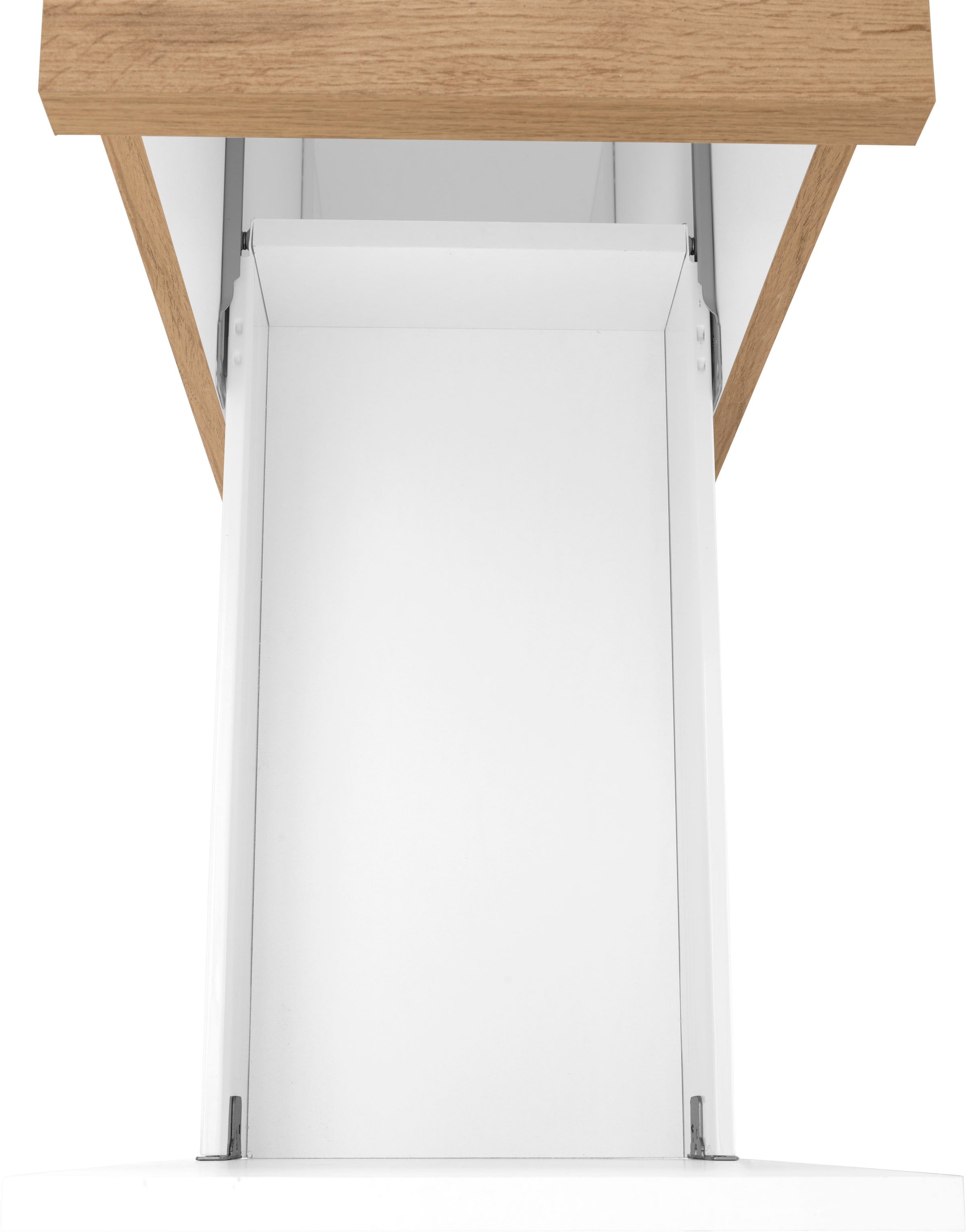 KOCHSTATION Apothekerschrank »KS-Colmar«, 30 cm breit, 165 cm hoch, mit 3 Ablagen, mit Metallgriff
