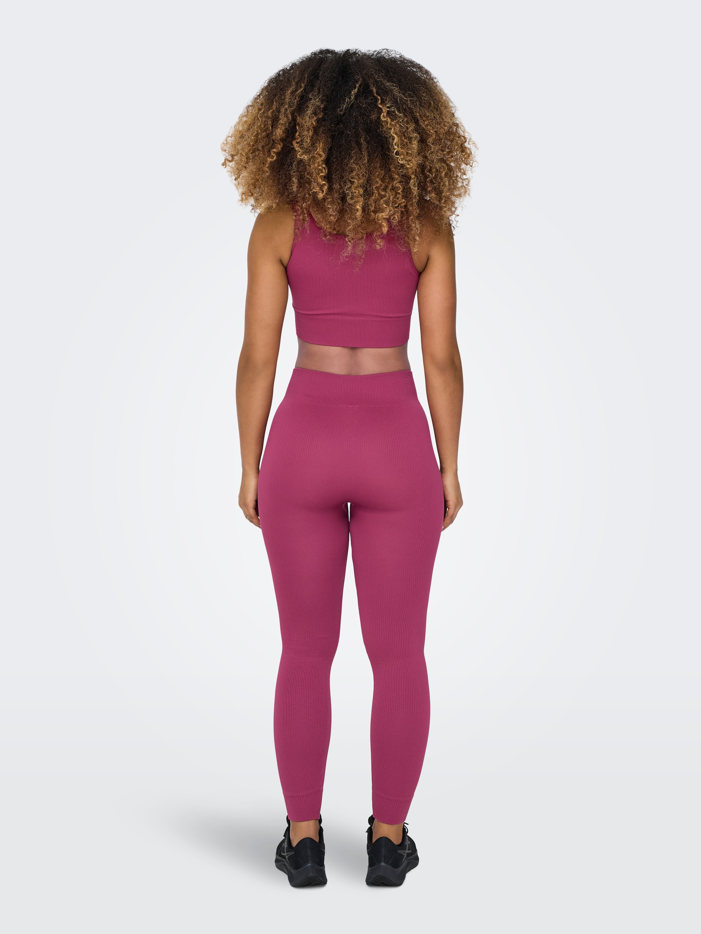 ONLY Play Trainingstop »ONPJAIA LIFE«, Cropped Fit, in feiner Rippstruktur