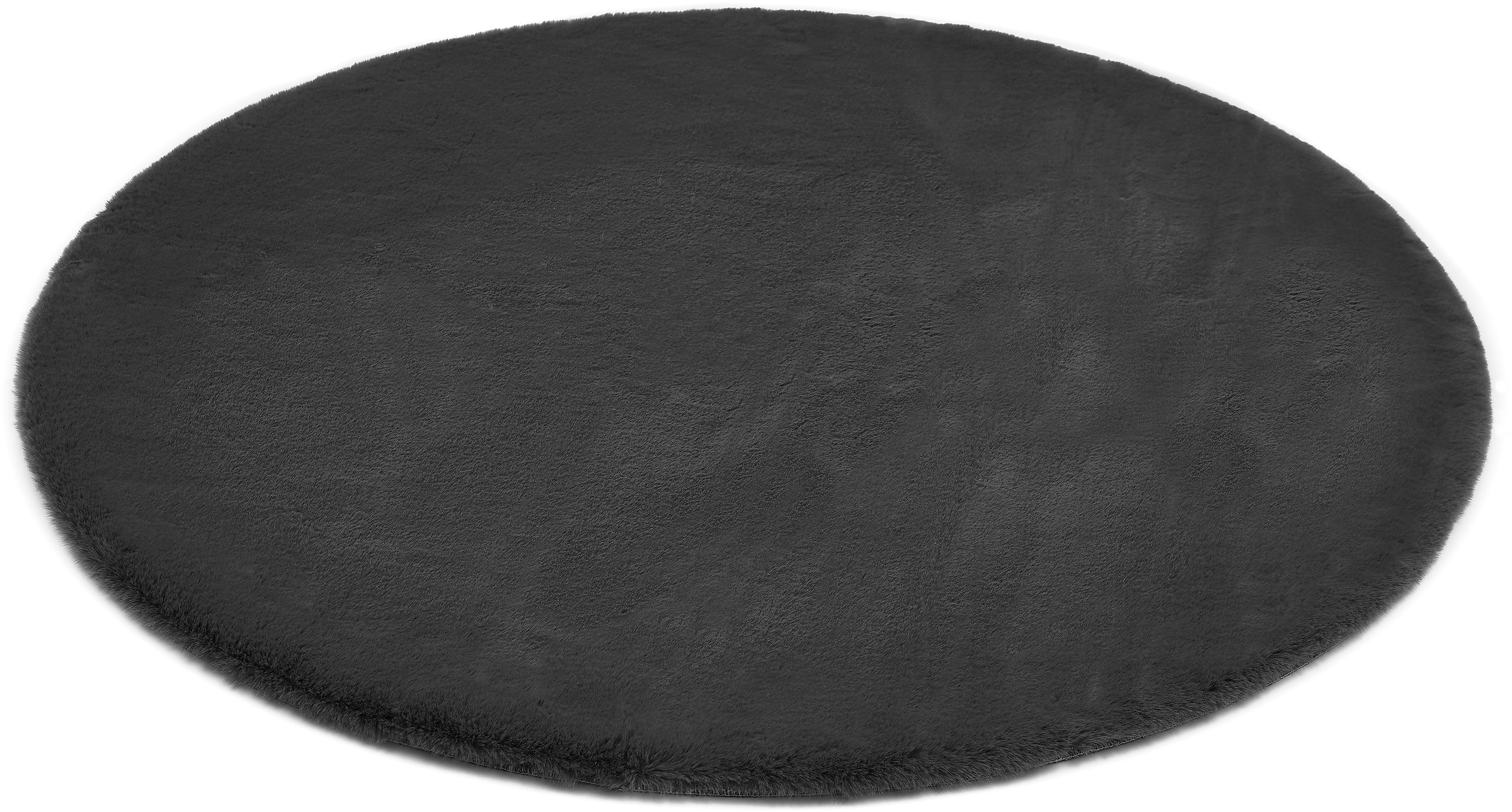 LUXOR living Fellteppich "Novara" rund 30 mm Höhe Kunstfell, Kaninchenfell- günstig online kaufen