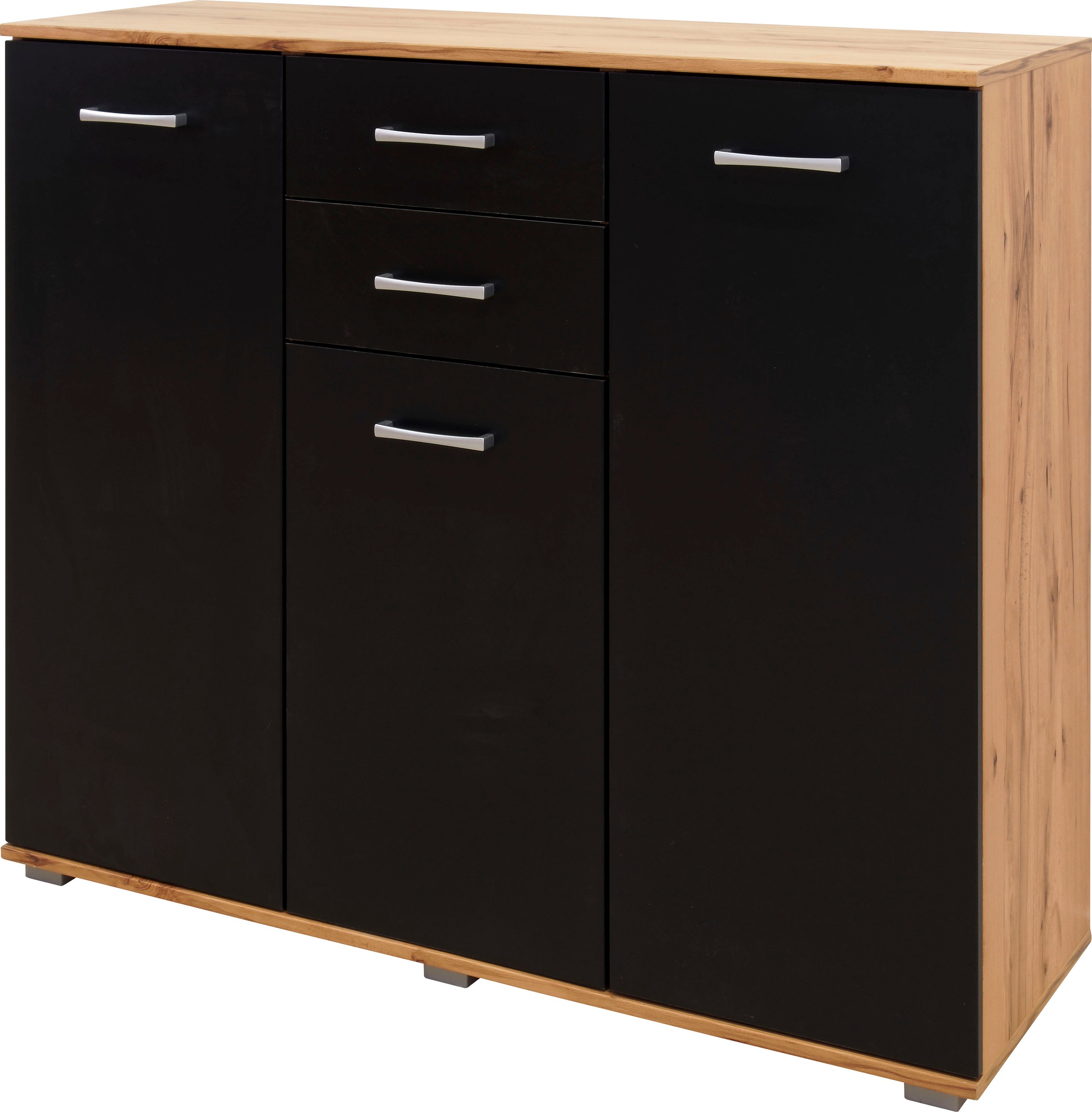 priess Kombikommode "Barcelona mit 4 Schubkästen und Tür in 6 Farben" günstig online kaufen