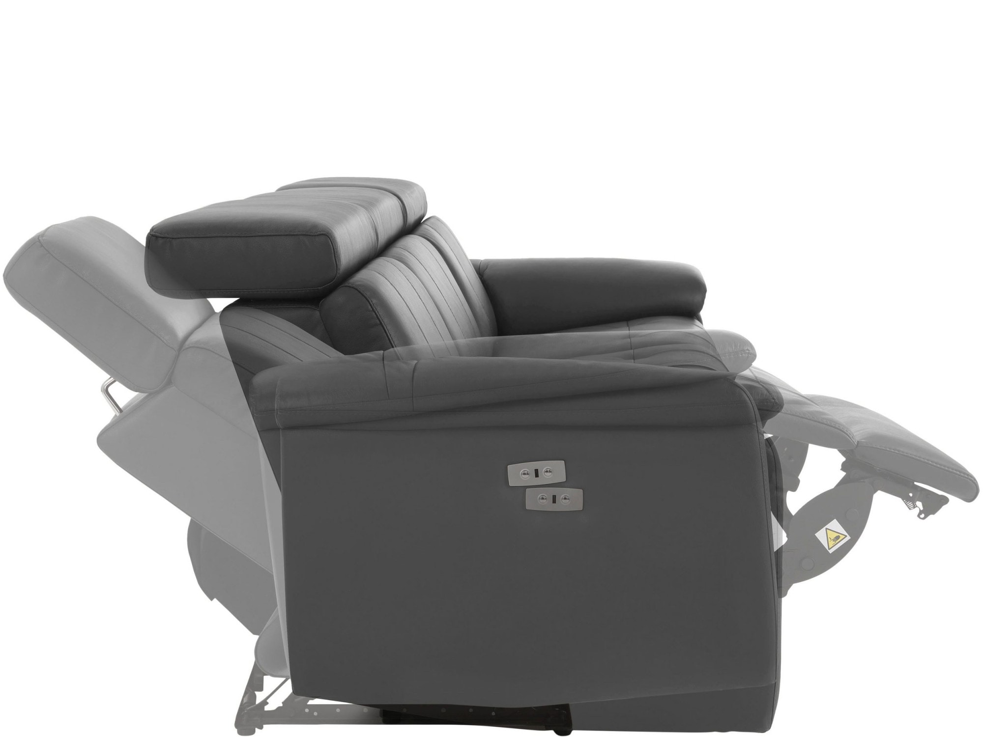 Home affaire 3-Sitzer »Binado«, mit manueller oder elektrischer Relaxfunktion mit USB-Anschluss