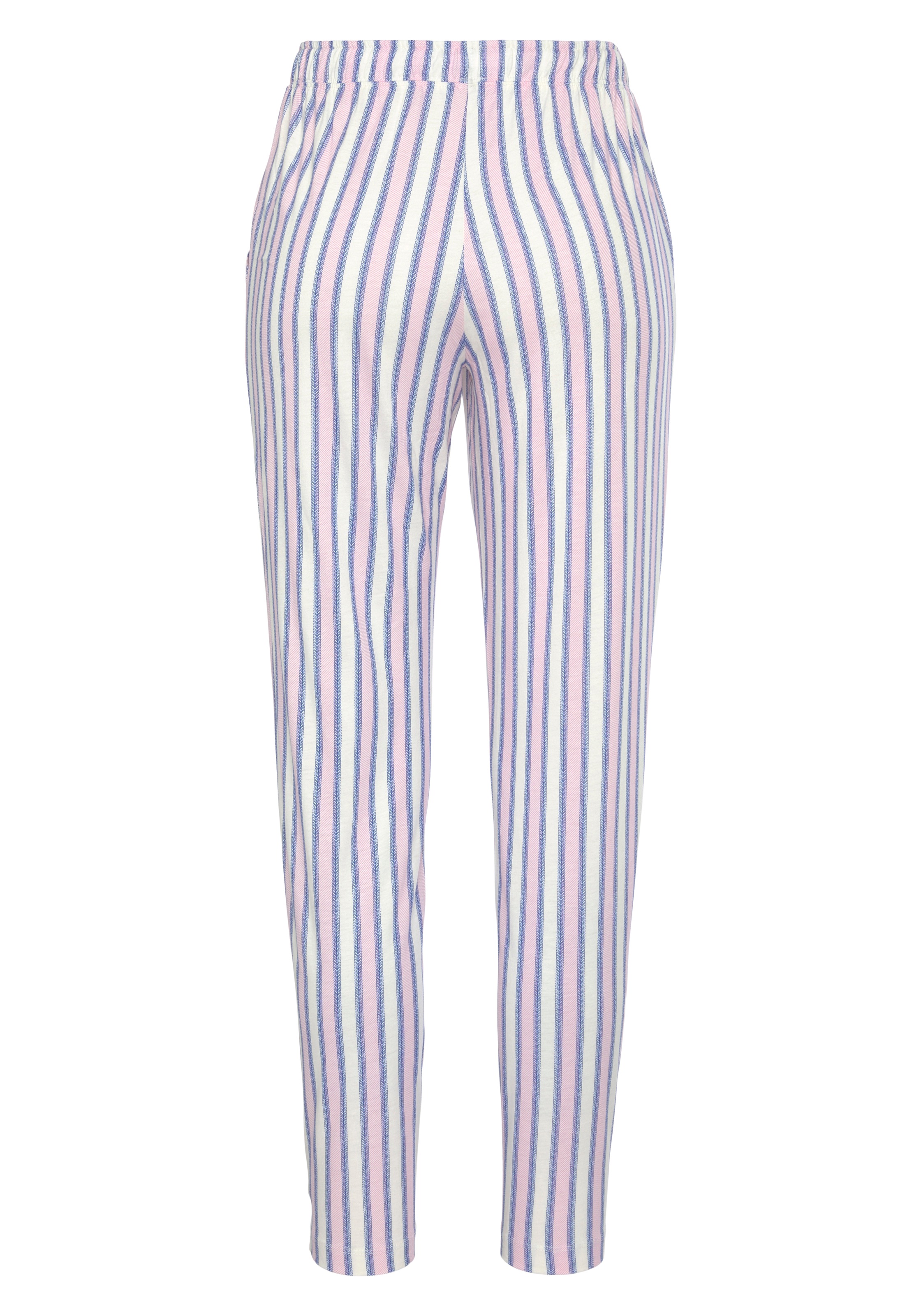s.Oliver Pyjamahose, (1 tlg.), mit Alloverdruck, mit Ripsbändchen