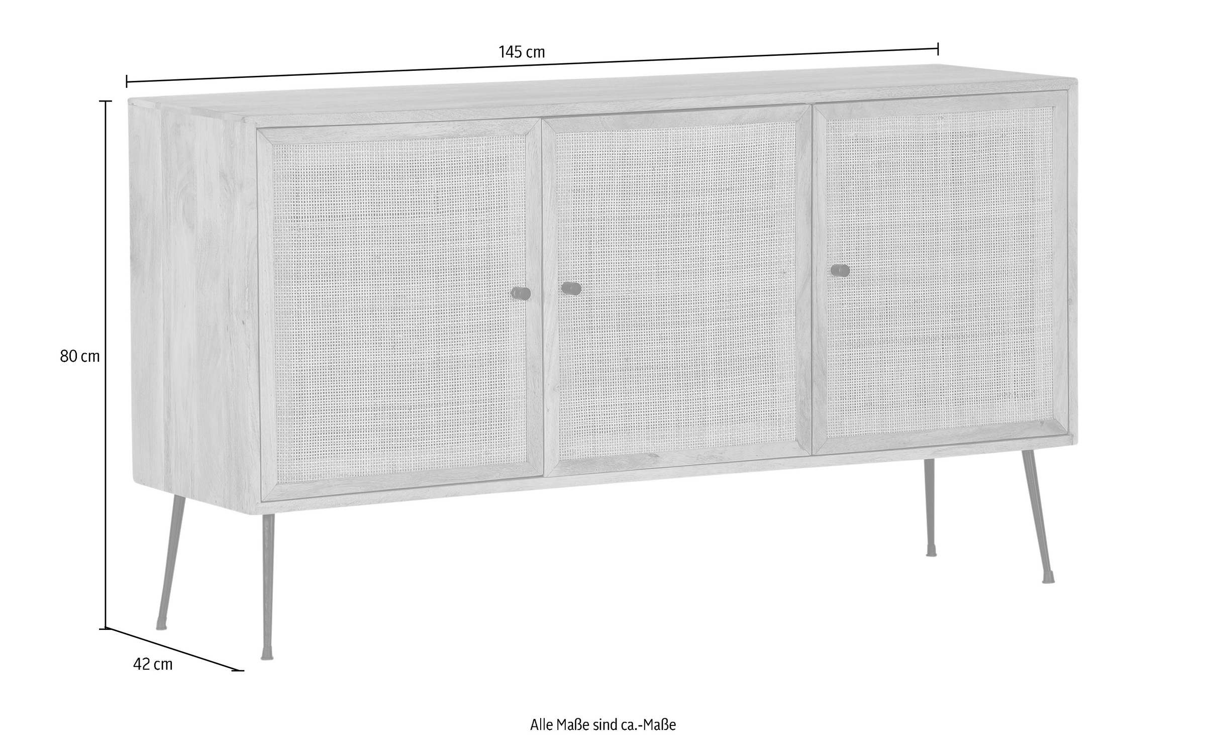 Thumbnail - Gutmann Factory Sideboard, Kommode, Breite 145 cm