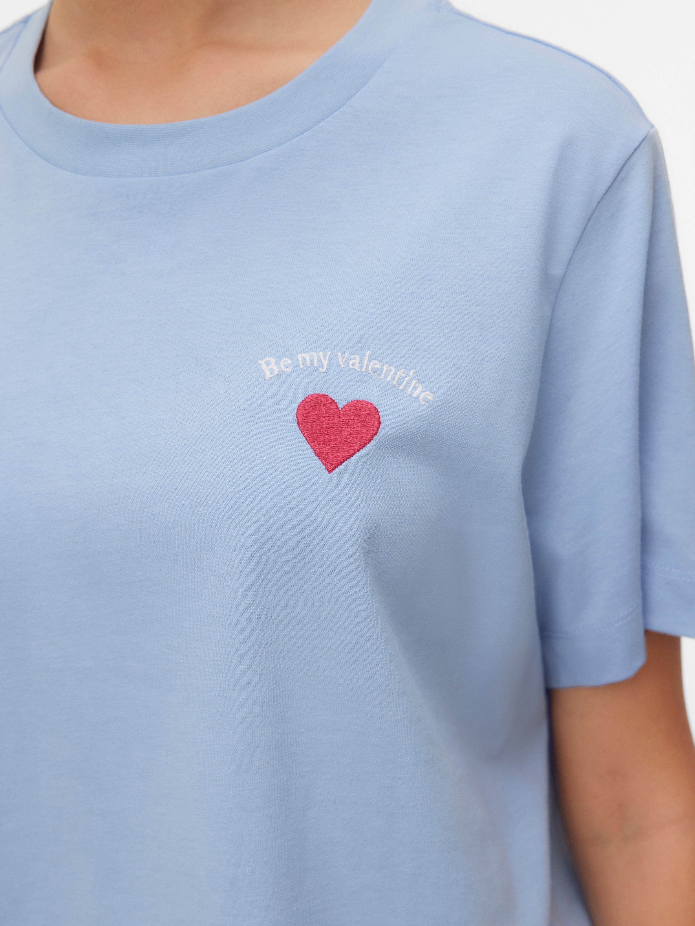 Thumbnail - Vero Moda T-Shirt "VMSOPHIE METTE SS TOP BOX JRS GA" Baumwolle