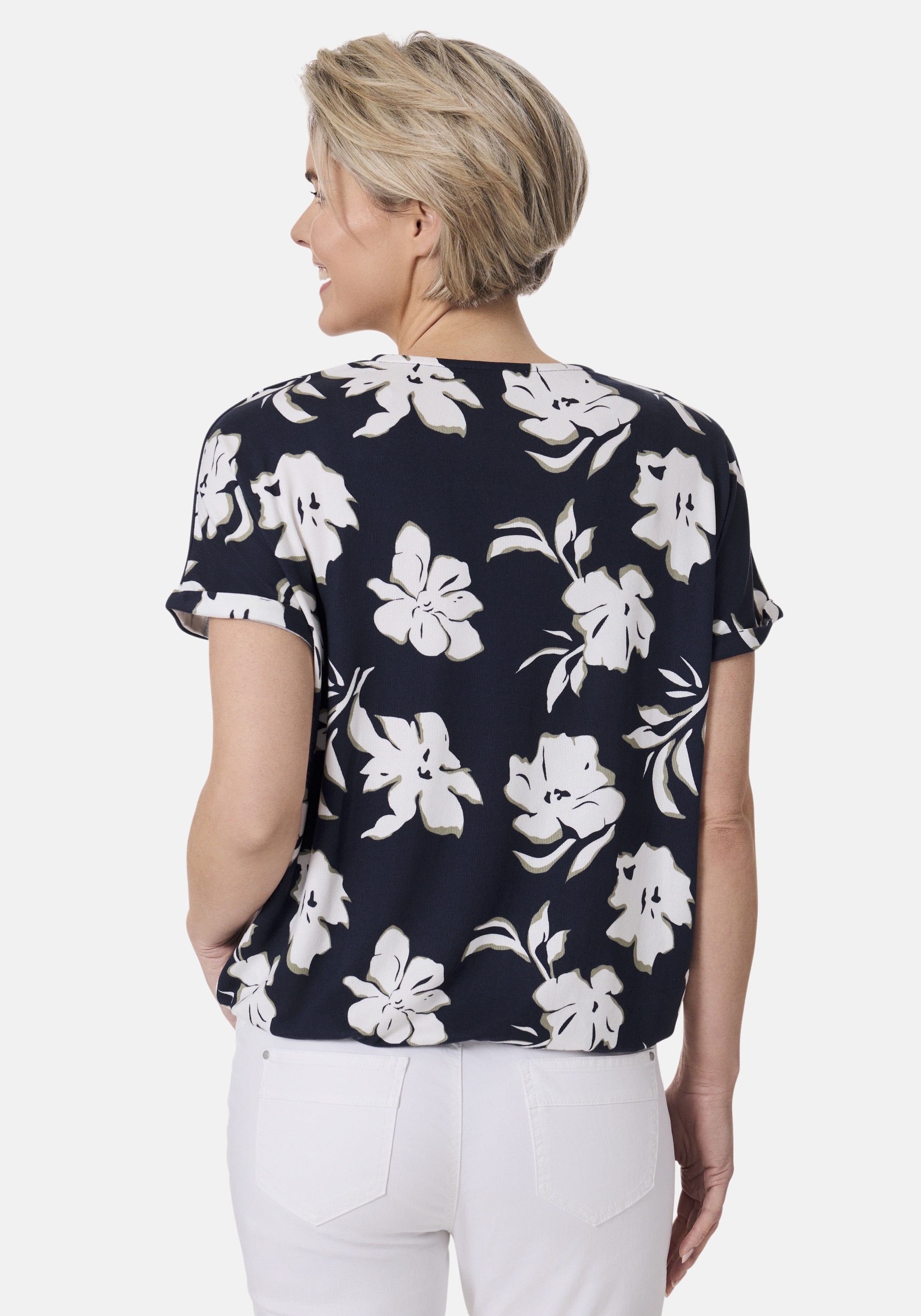 STOOKER WOMEN Kurzarmshirt »CLEA Print T-Shirt«, Regular Fit T-Shirt Spitzen- Shirt für Damen