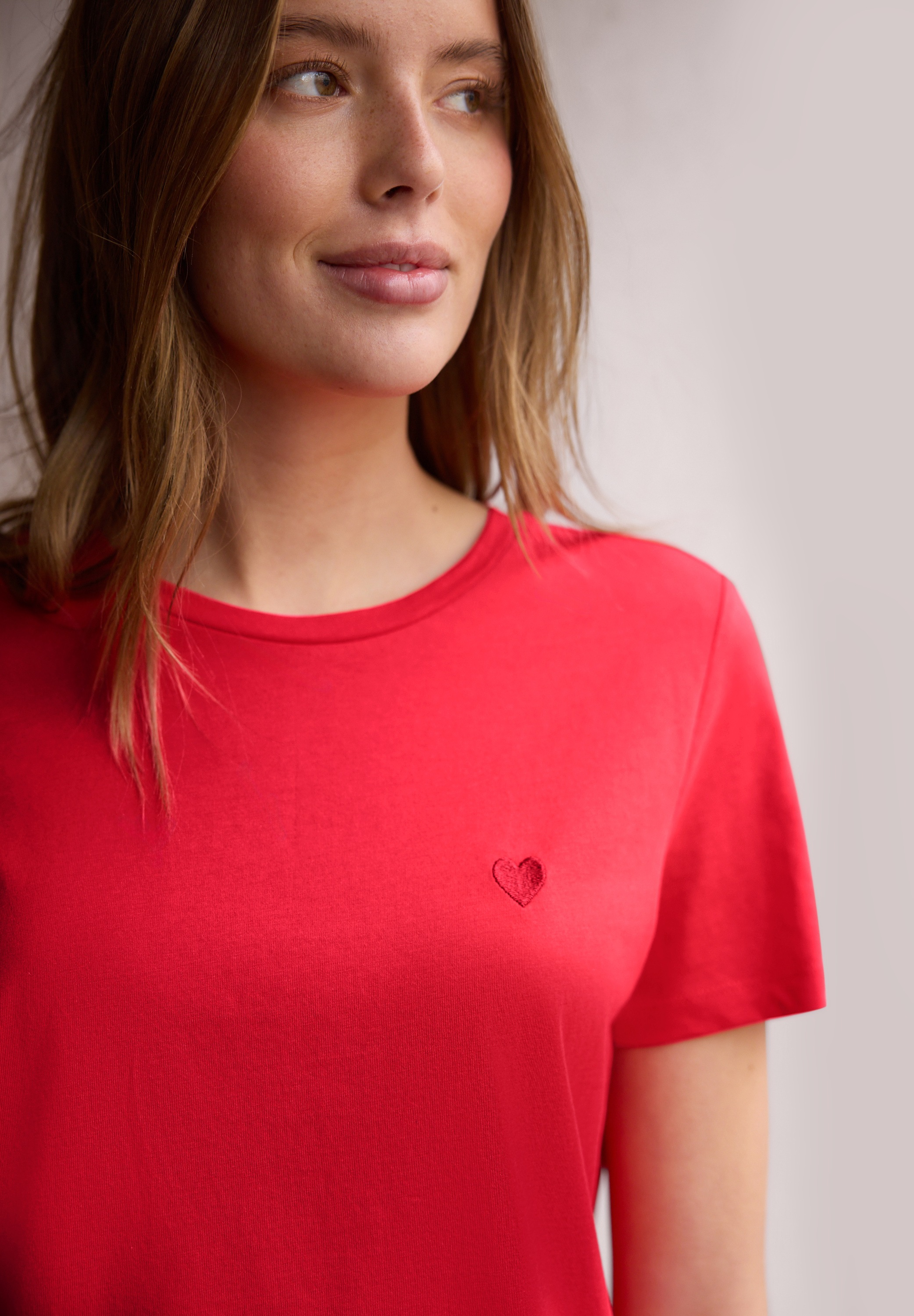 STREET ONE STUDIO T-Shirt aus reiner Baumwolle günstig online kaufen