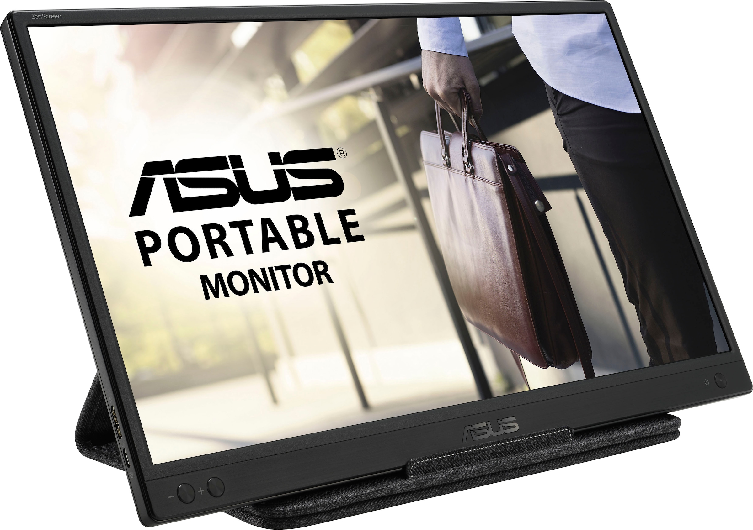 Asus Portabler Monitor »MB166B«, 40 cm/16 Zoll, 1920 x 1080 px, Full HD, 25 ms Reaktionszeit, 60 Hz