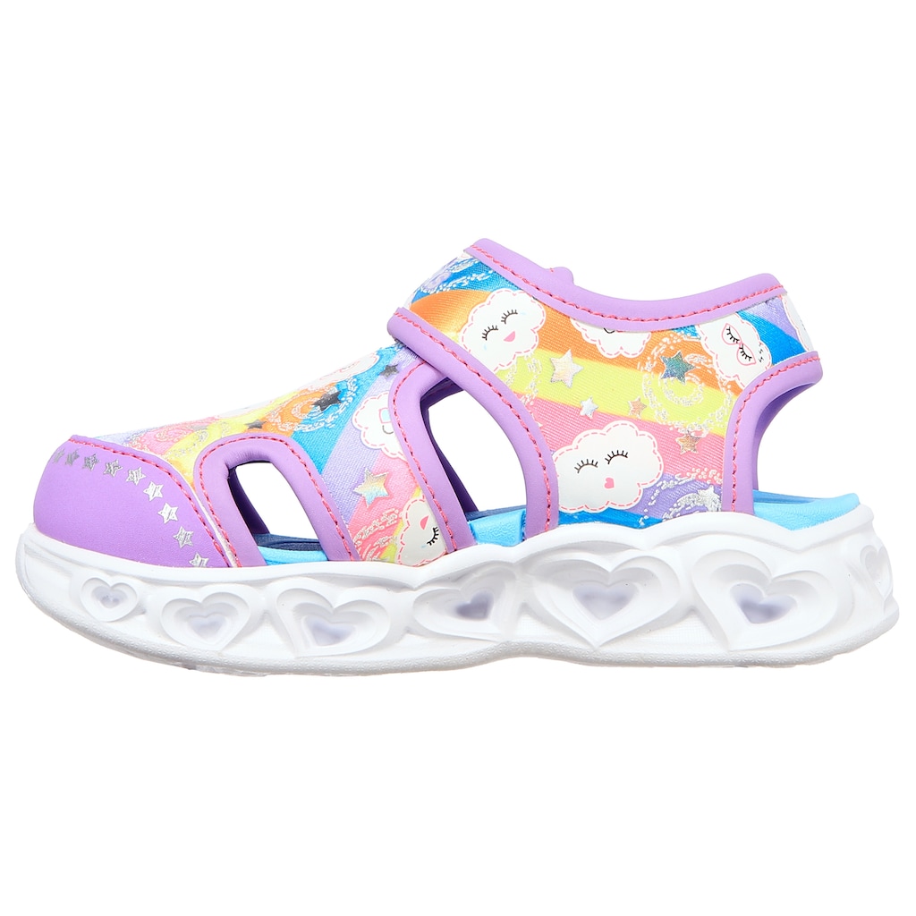 Skechers Kids Sandale »HEART LIGHTS SANDALS CUTIE CLOUDS«