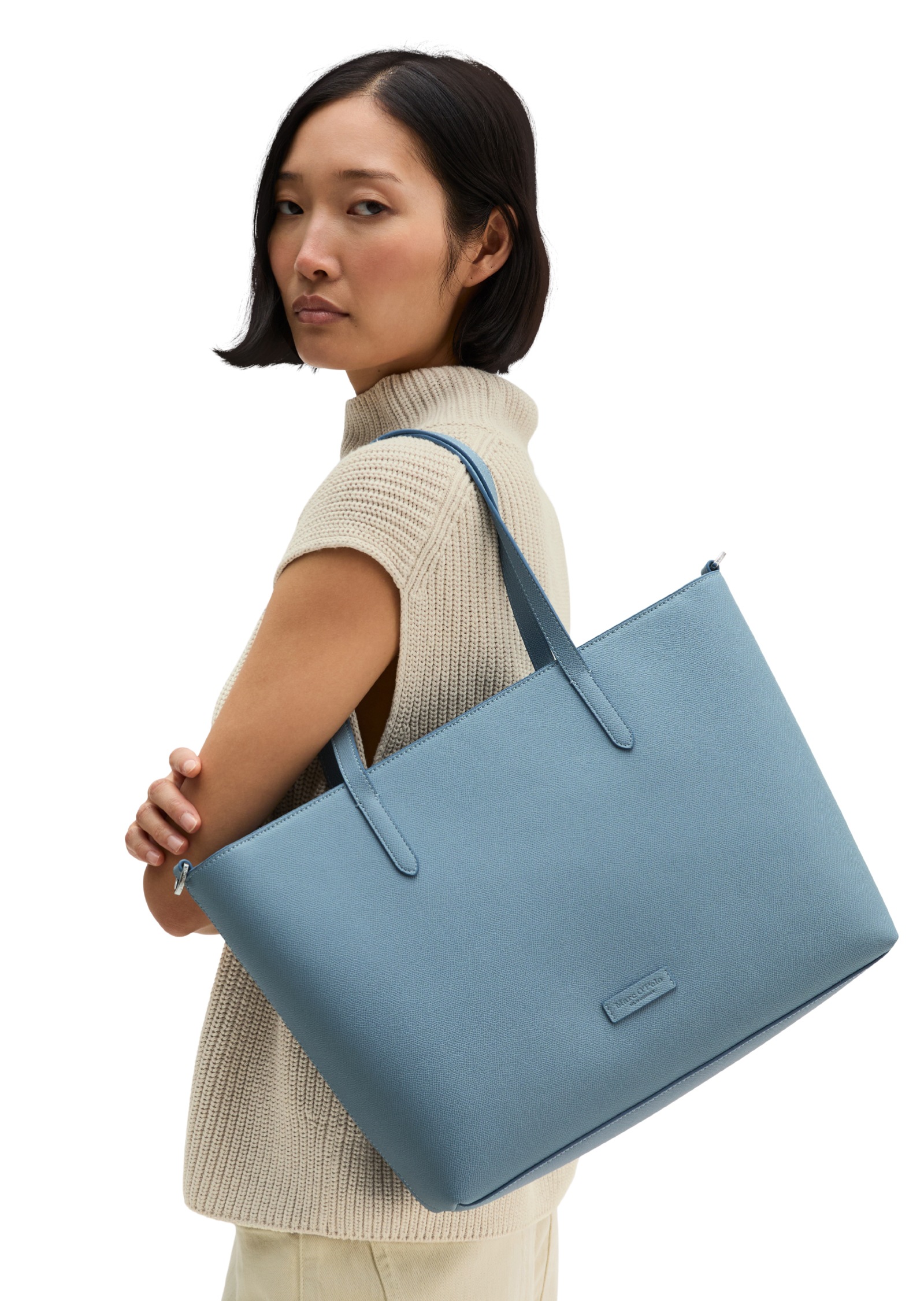 Marc O'Polo Shopper »aus einer Lederalternative aus recyceltem Polyester«