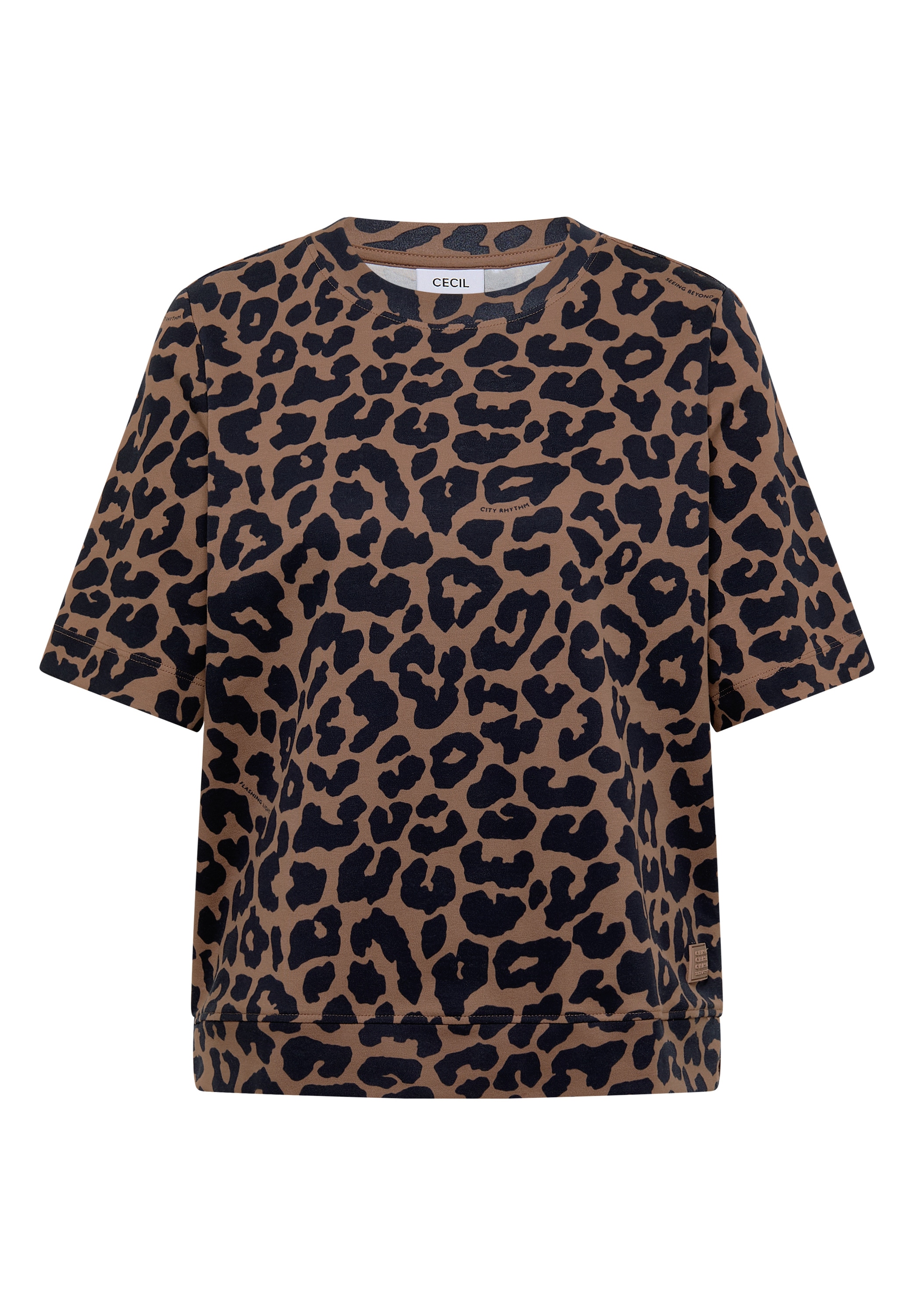 Cecil Print-Shirt aus reiner Baumwolle