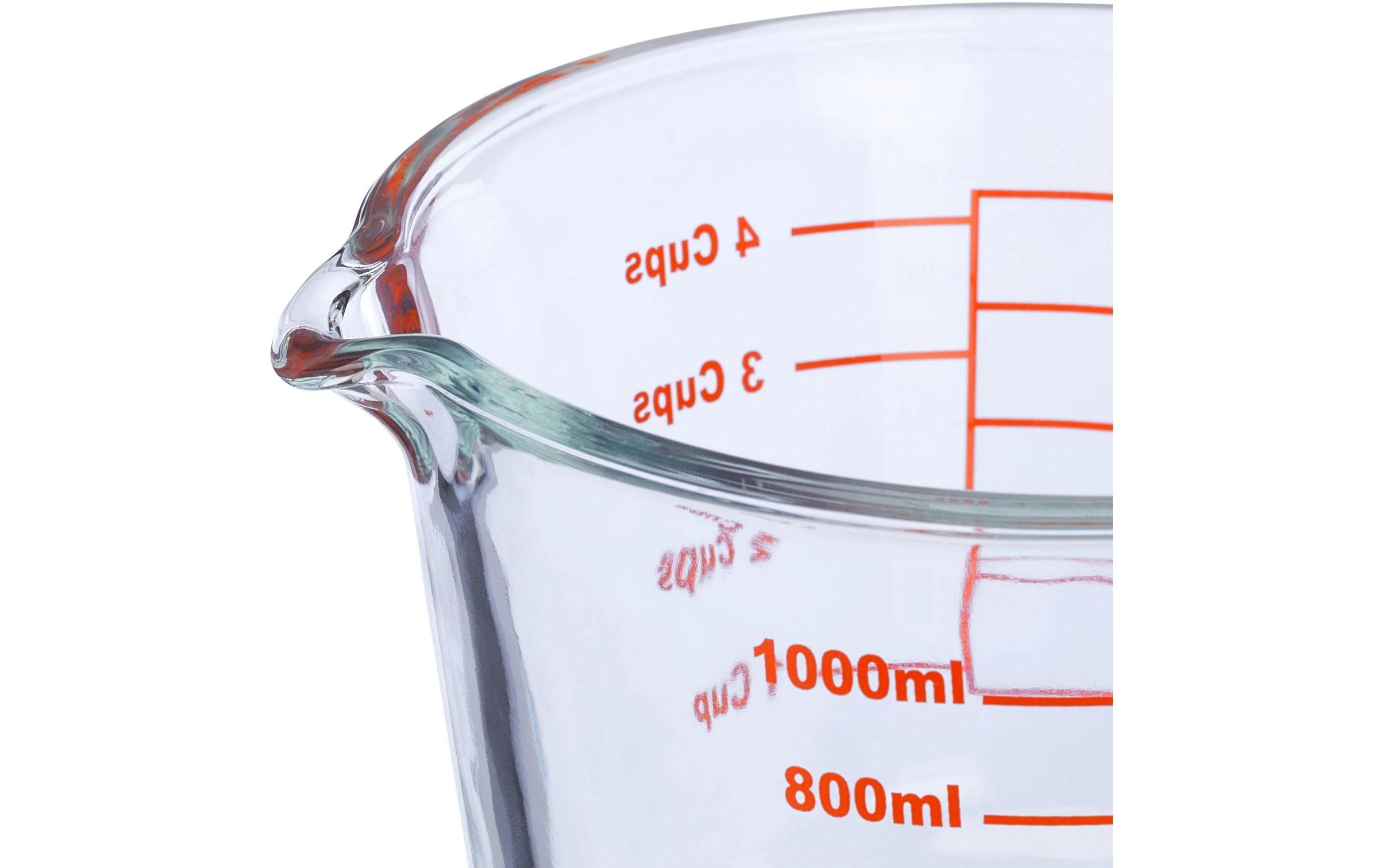 relaxdays Messbecher »1 l« Glas 1 Stk. tlg.