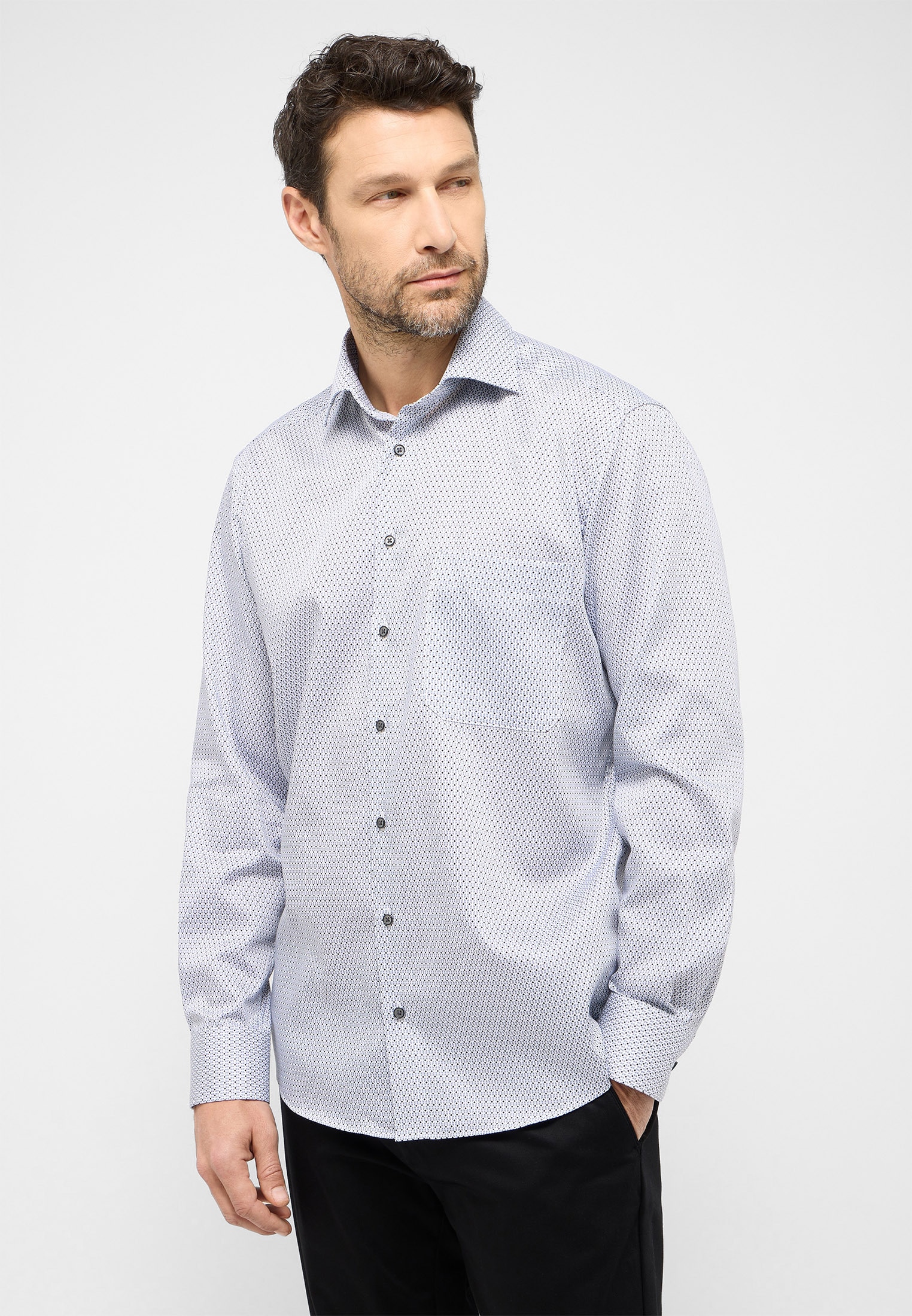 Eterna Langarmhemd "COMFORT FIT" NON IRON (bügelfrei) günstig online kaufen