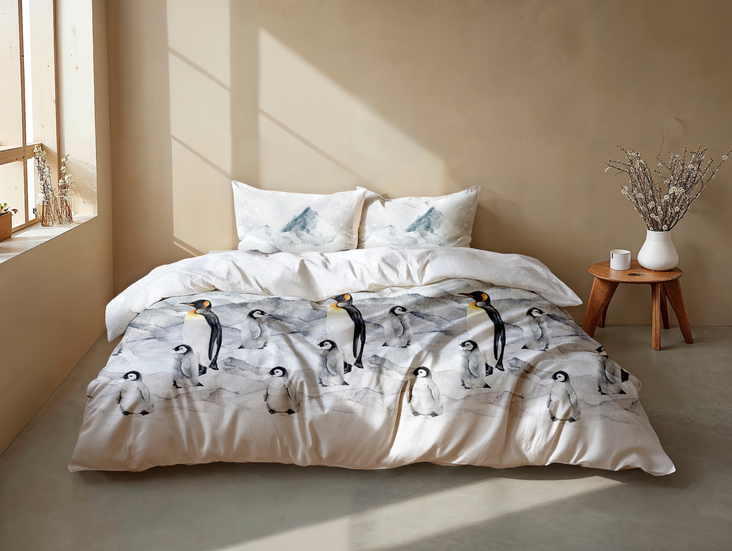 ZO HOME Bettwäsche »Zohome Bettwäsche Baumwolle Flanell Frostine« 2 Bettwäsche aus 100% Baumwolle, hochwertige Flanell, ab 135x200 cm.
