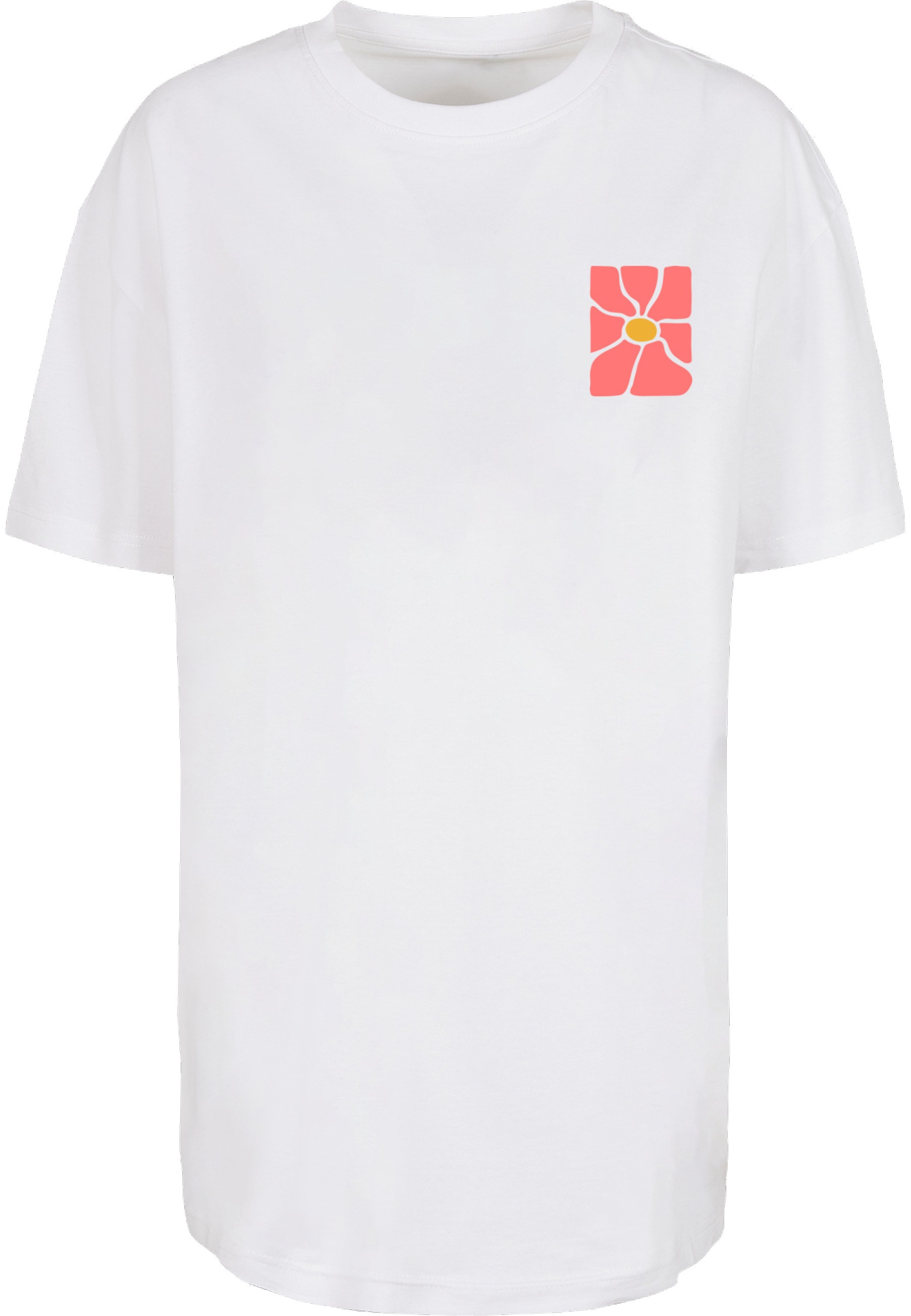 Merchcode T-Shirt "Merchcode Ladies Flower Art Tee" 1 Stk. günstig online kaufen