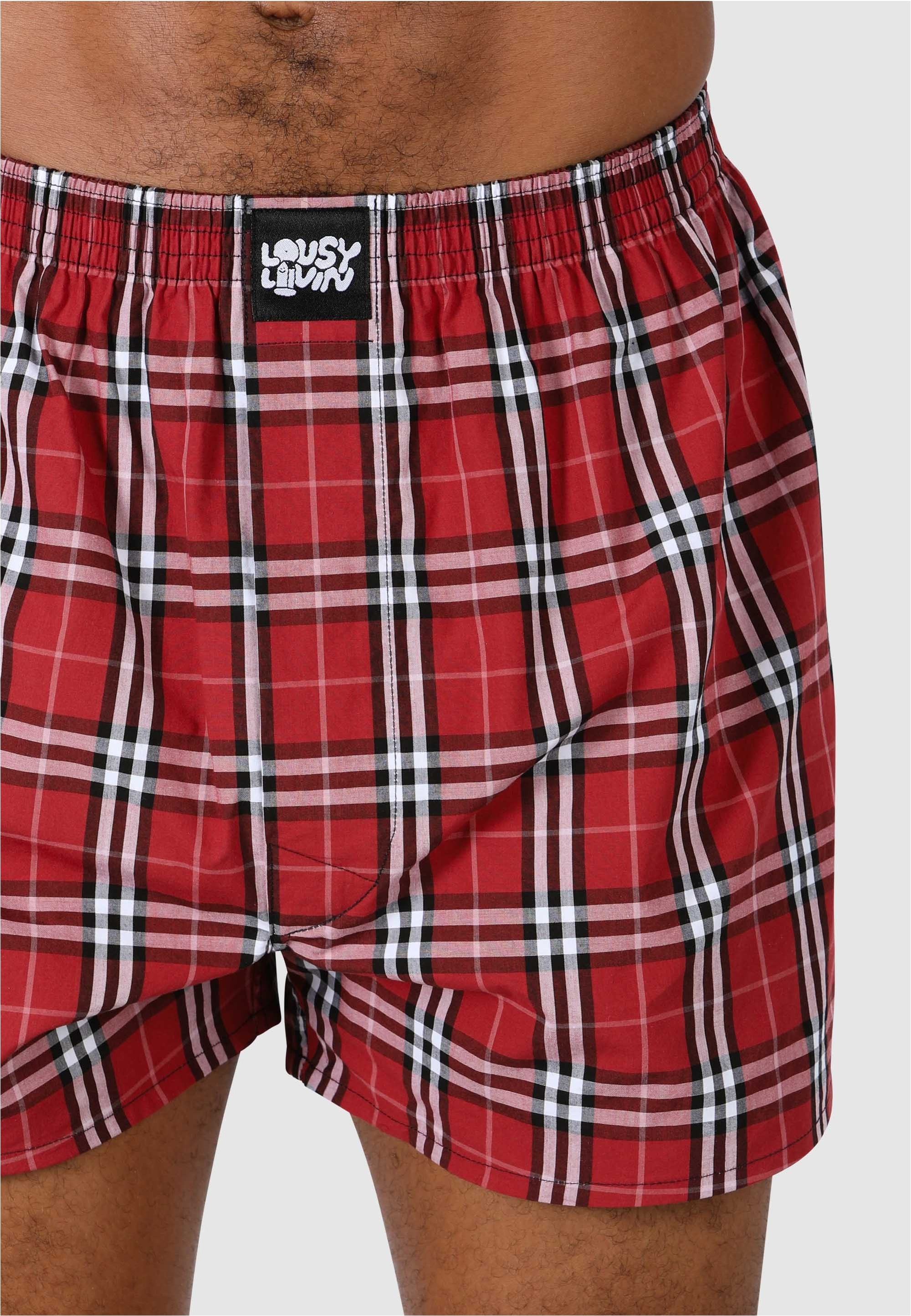 Lousy Livin Boxershorts "Check" mit modischem Karo-Muster
