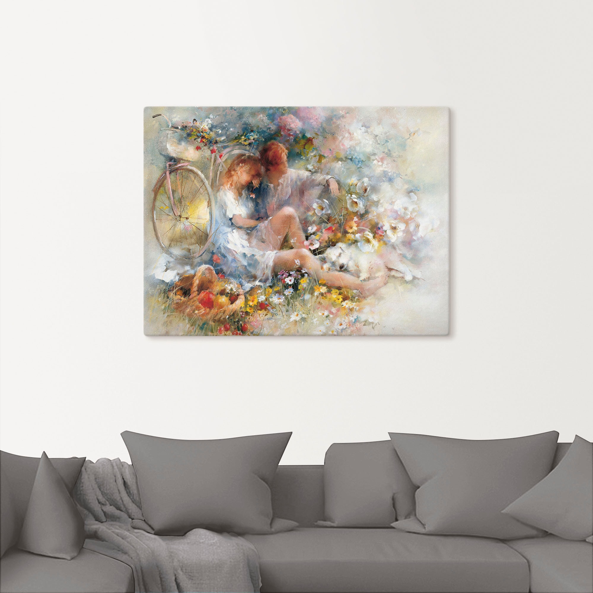 Artland Wandbild »Reise im Frühjahr«, Paar, (1 St.), als Leinwandbild, Poster, Wandaufkleber in verschied. Größen