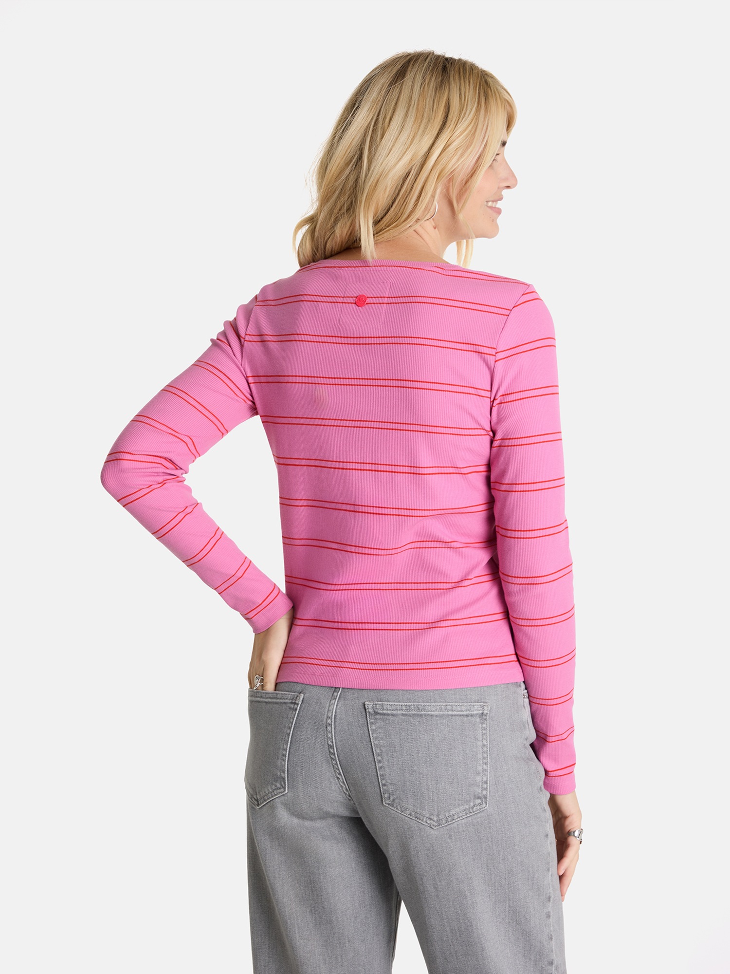 Lieblingsstück Langarmshirt "SinaL" mit Herzmotiv und Streifen günstig online kaufen