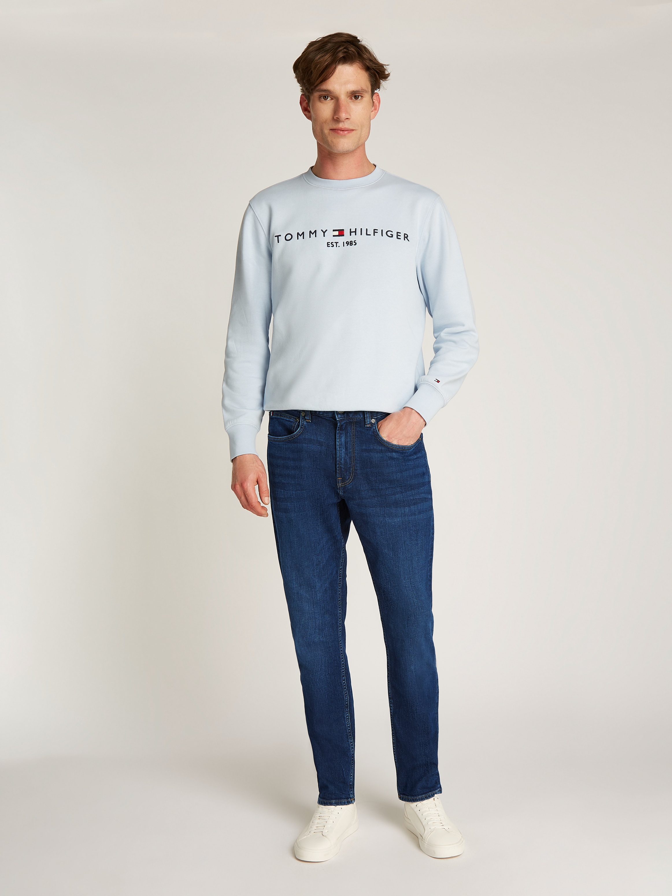 Tommy Hilfiger Straight-Jeans, in blauer Waschung