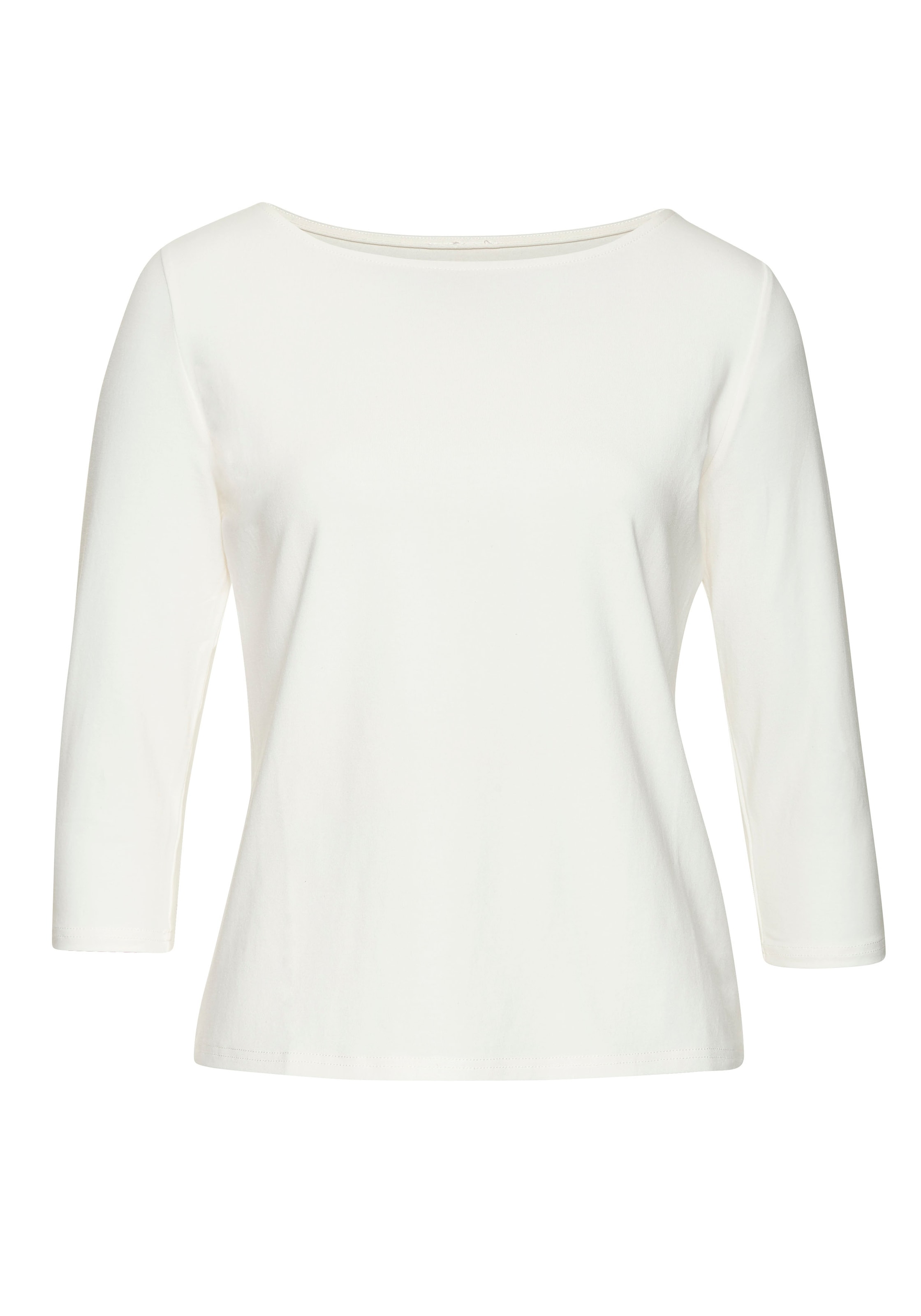 LASCANA 3/4-Arm-Shirt, (2er-Pack), aus elastischer Baumwoll-Modal-Qualität