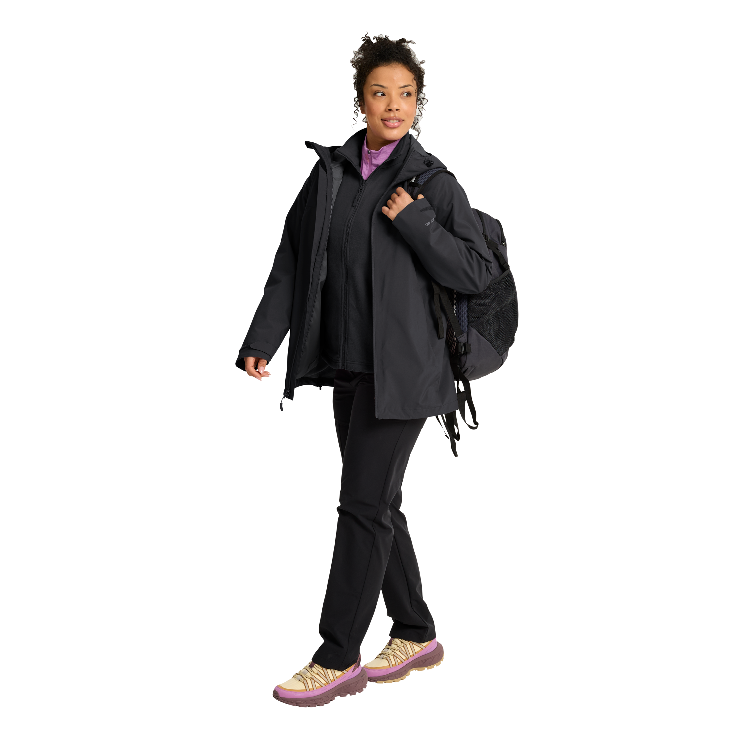 Jack Wolfskin 3-in-1-Funktionsjacke »MOONRISE 2 3IN1 JKT W« 3-in-1-Funktionsjacke, für Wandern und andere Outdoor-Aktivitäten